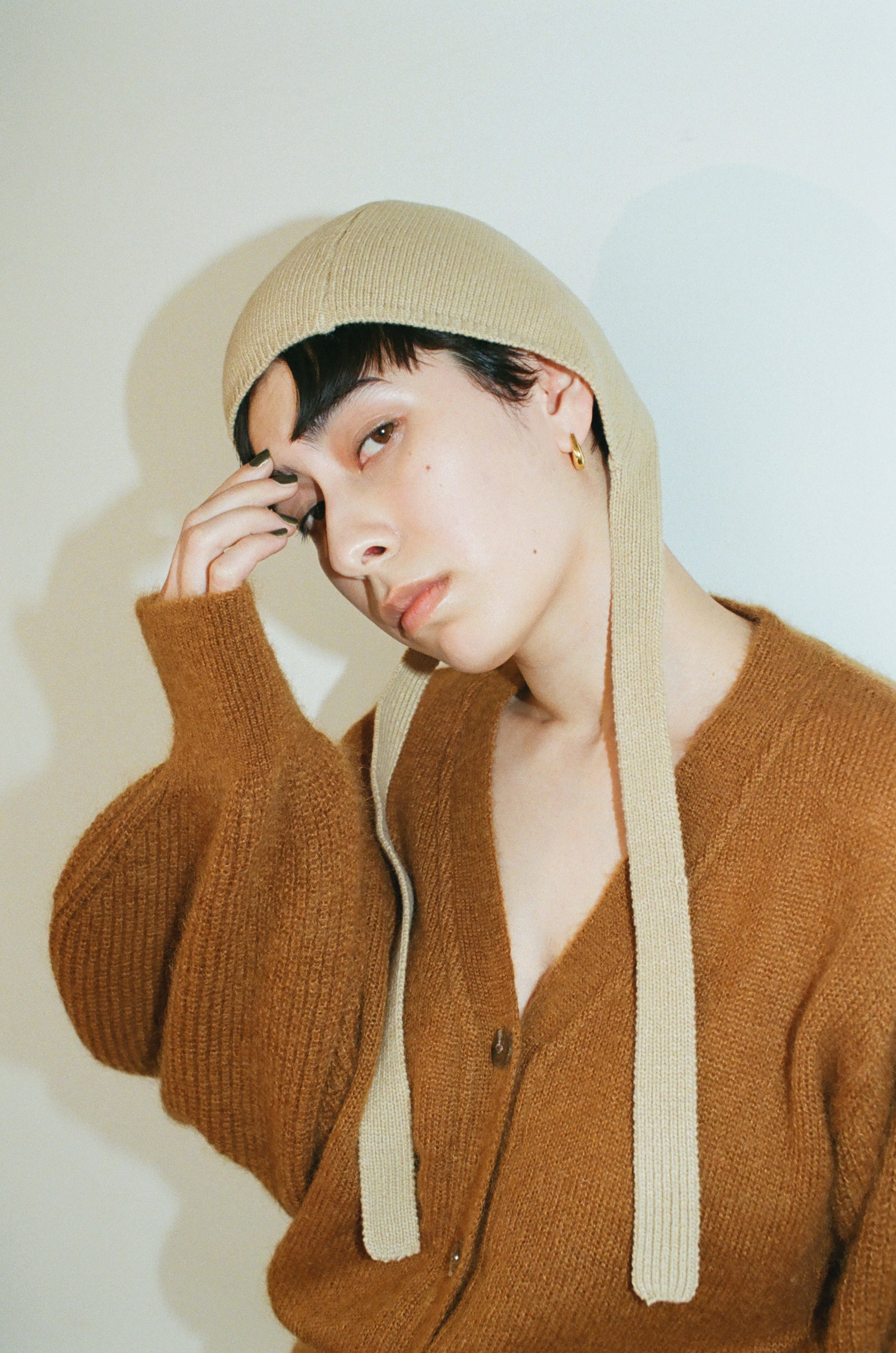 Italian Cash Wool Bonnet (ls24327A)