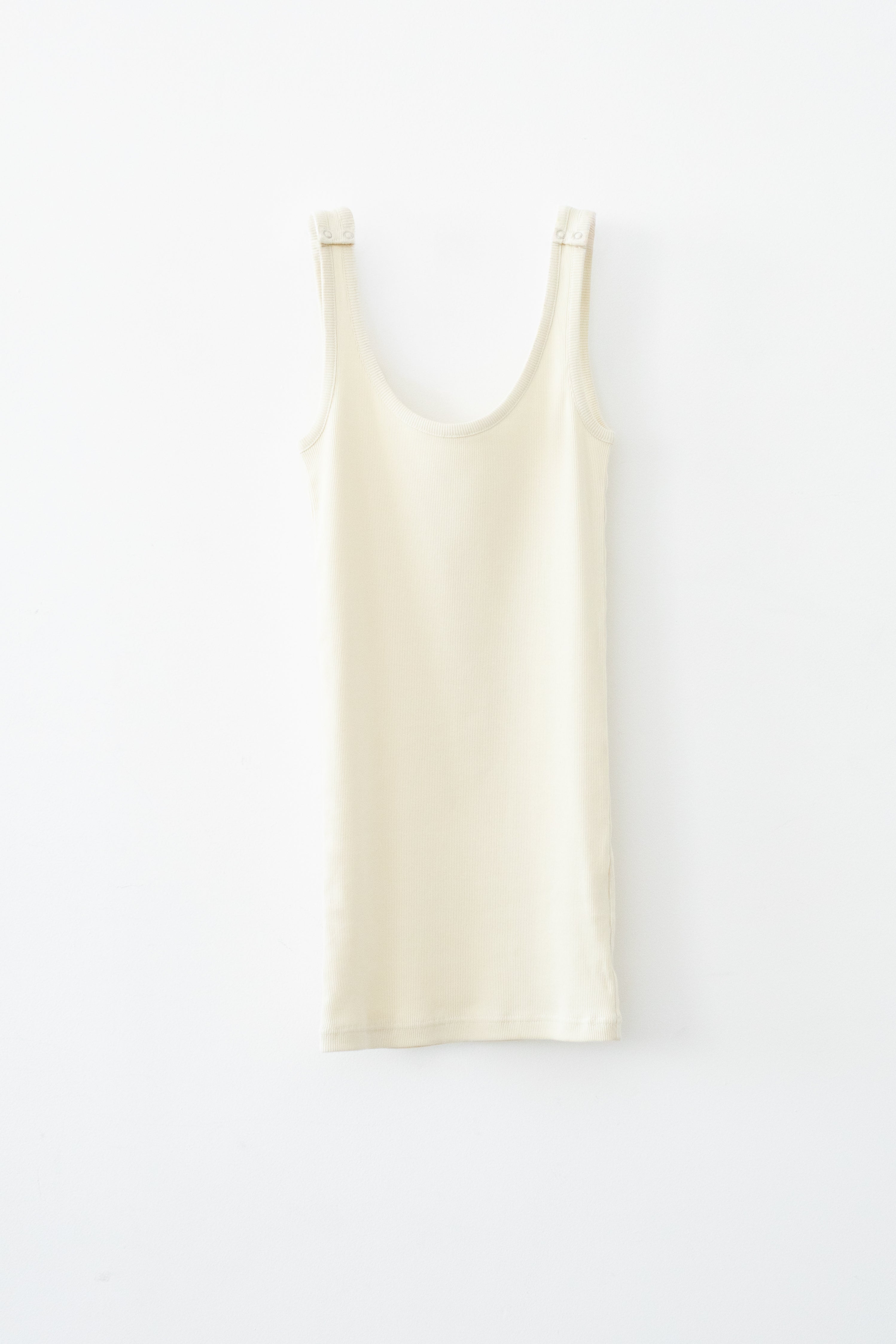 Vintage Finished Cotton Rib 3way Tank (ls72632T)