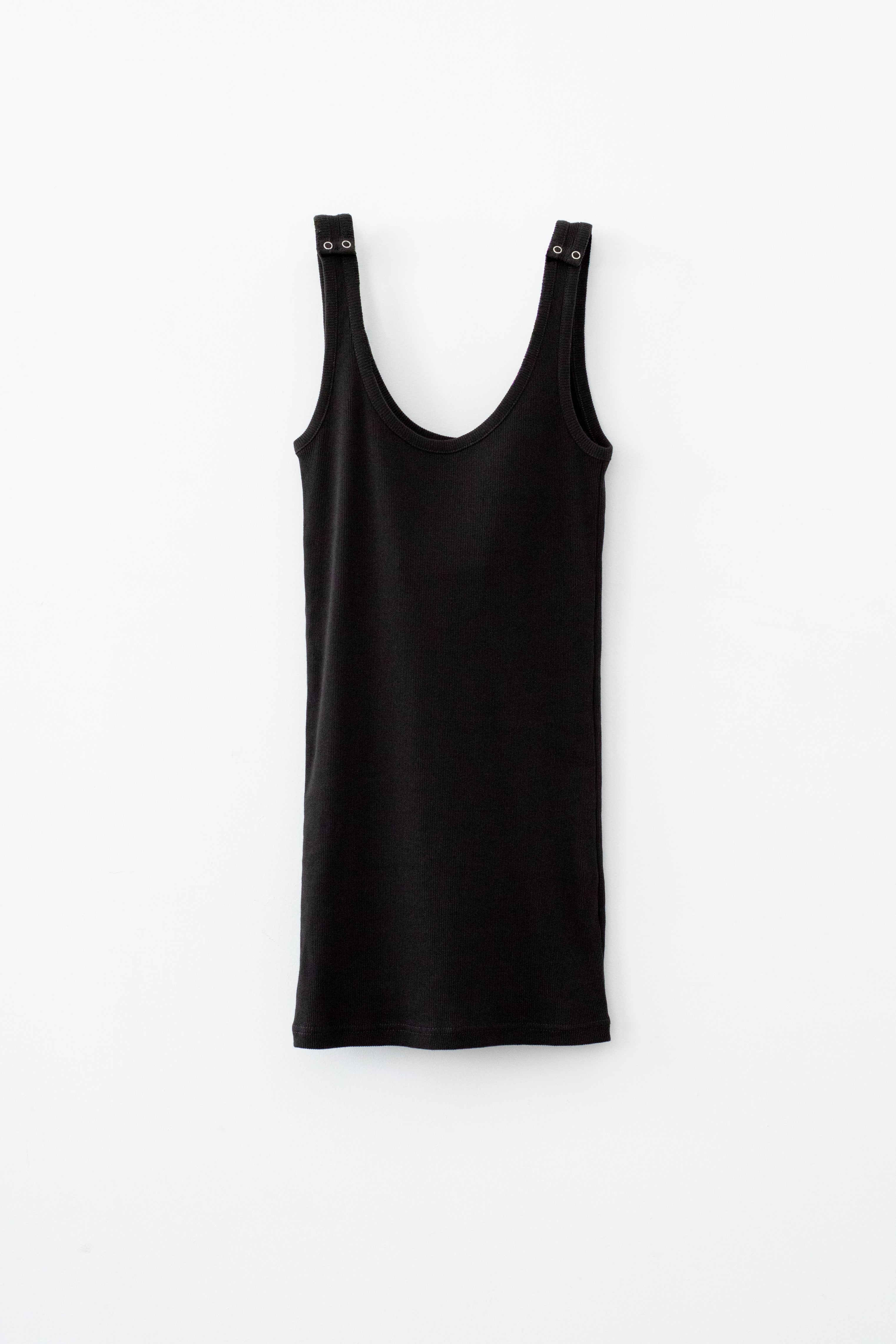 Vintage Finished Cotton Rib 3way Tank (ls72632T)