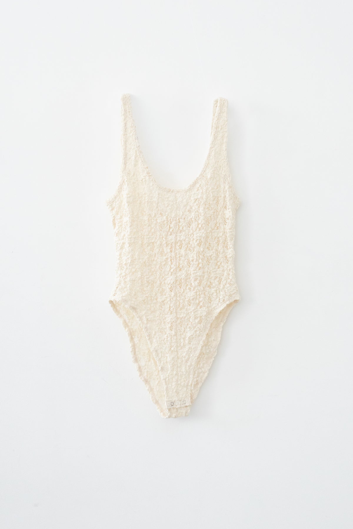 Cotton Shrink Lace Bodysuit (ls72633T)