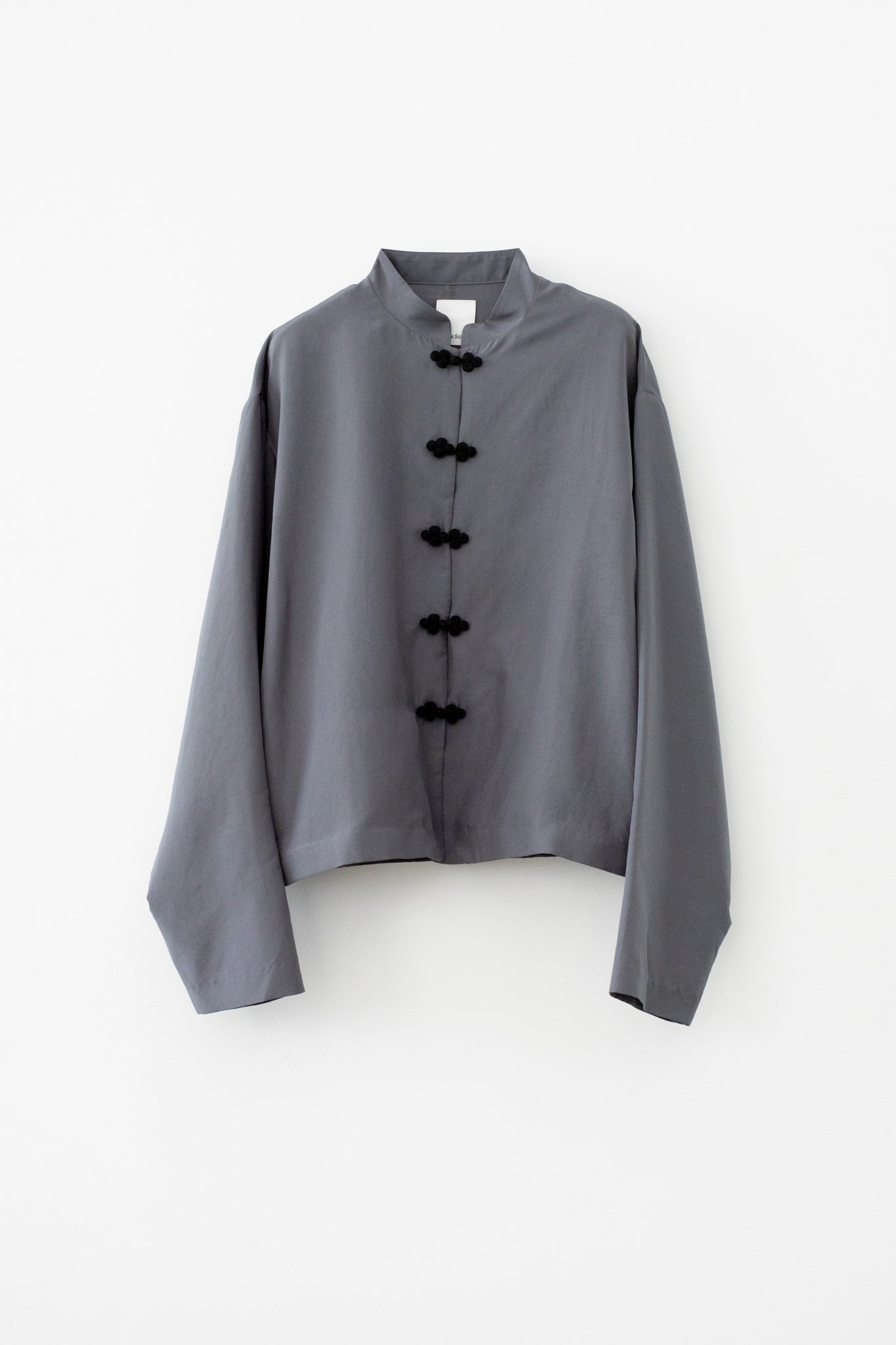 Silk Touch Satin China Shirt (ls72644T)