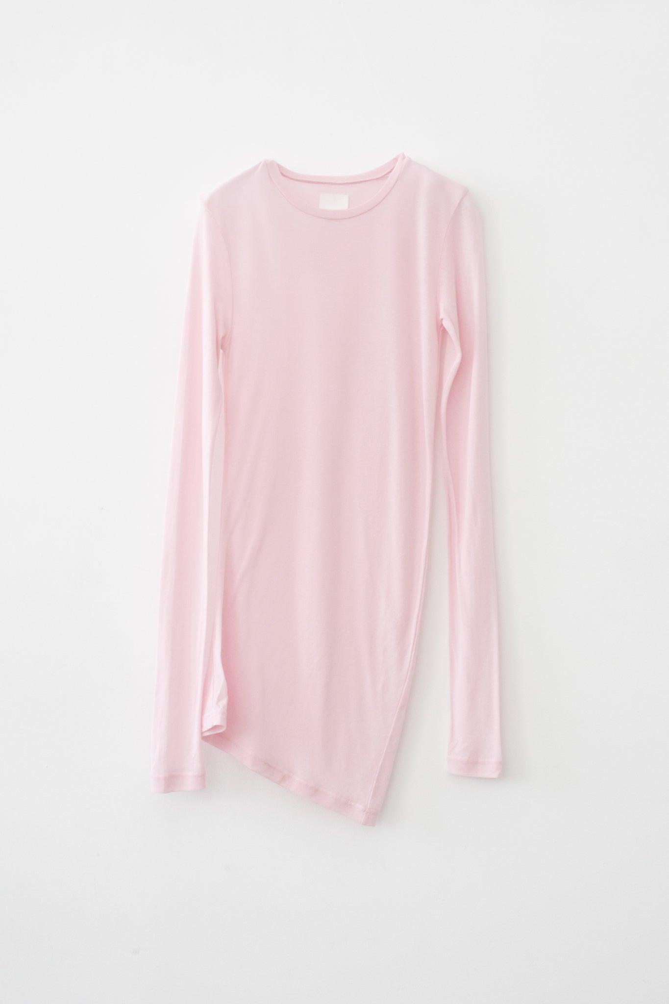 High Twist Sheer Jersey Distorted L/S Tee (ls72642T)