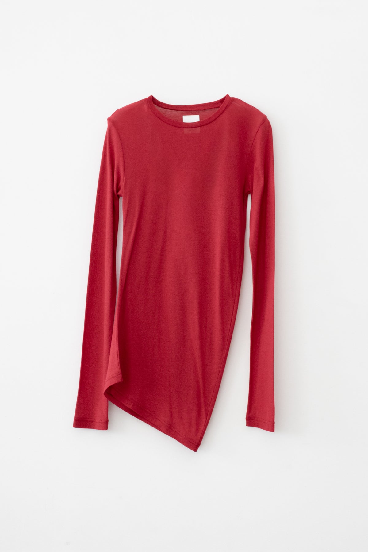 High Twist Sheer Jersey Distorted L/S Tee (ls72642T)
