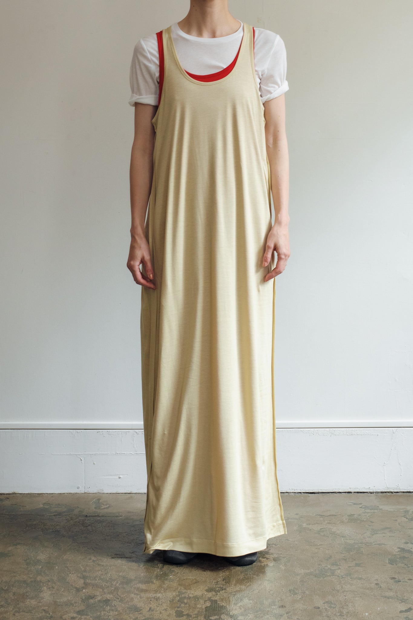 High-gauge Jersey Tank Dress (ls32352D)