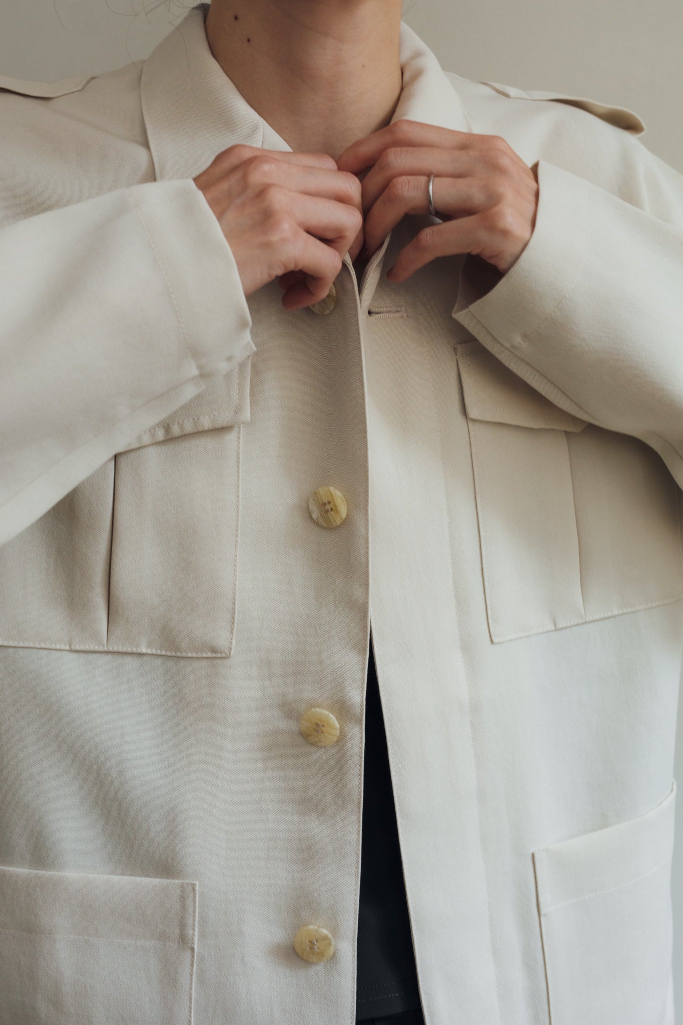 4pocket Safari Jacket(ls21288J)