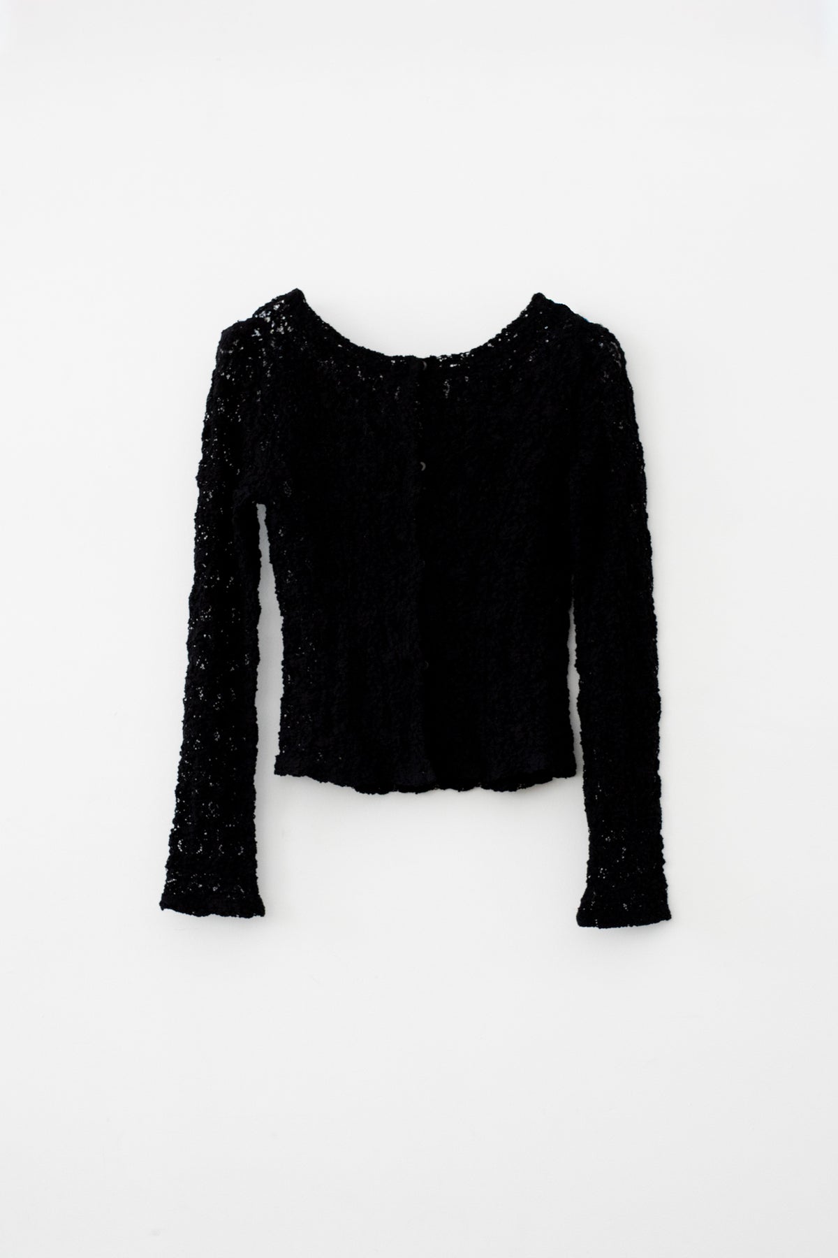 Cotton Shrink Lace 2way Cardigan (ls72634T)