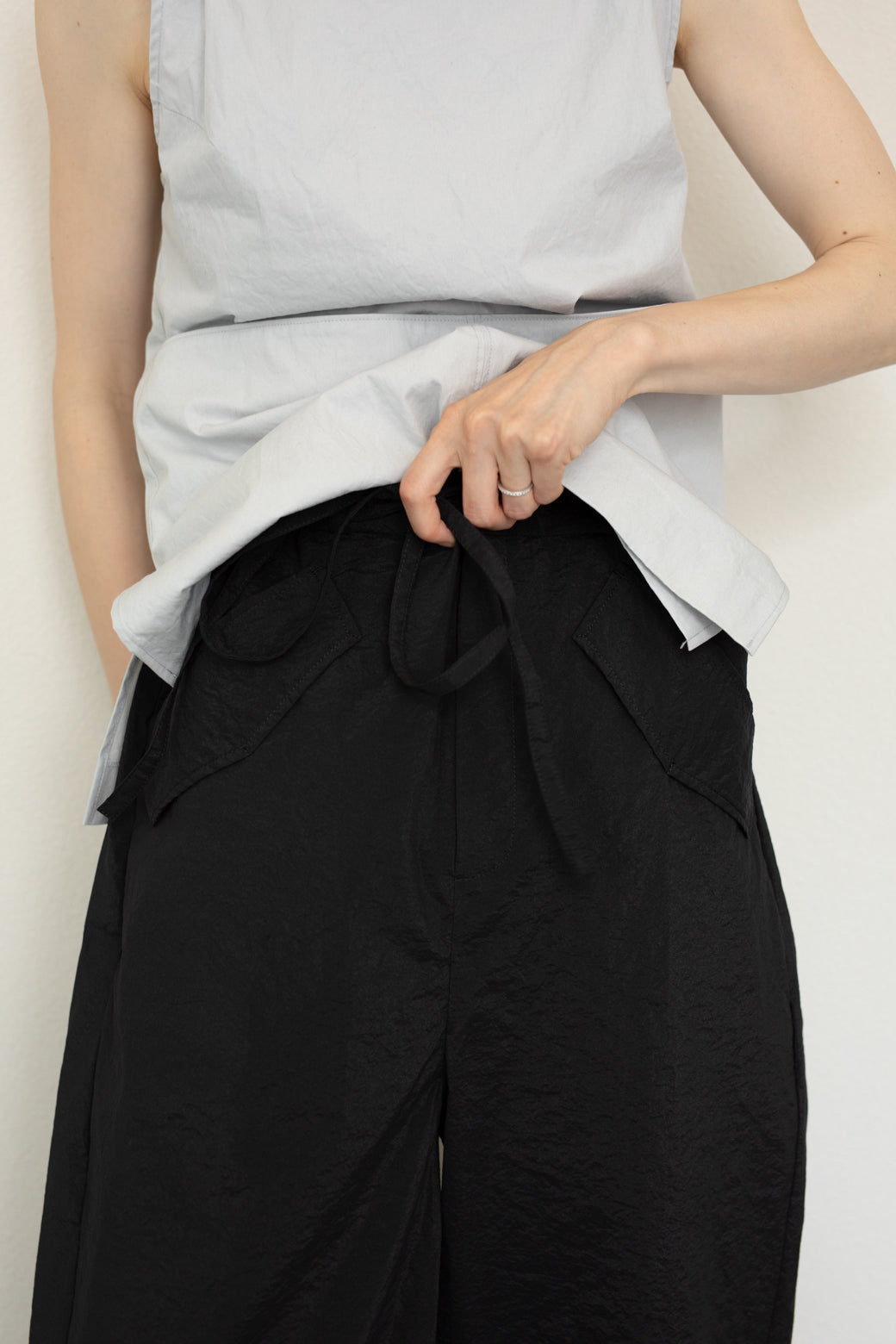 Sheer Cut 2way Drawstring Pants(ls22274P)