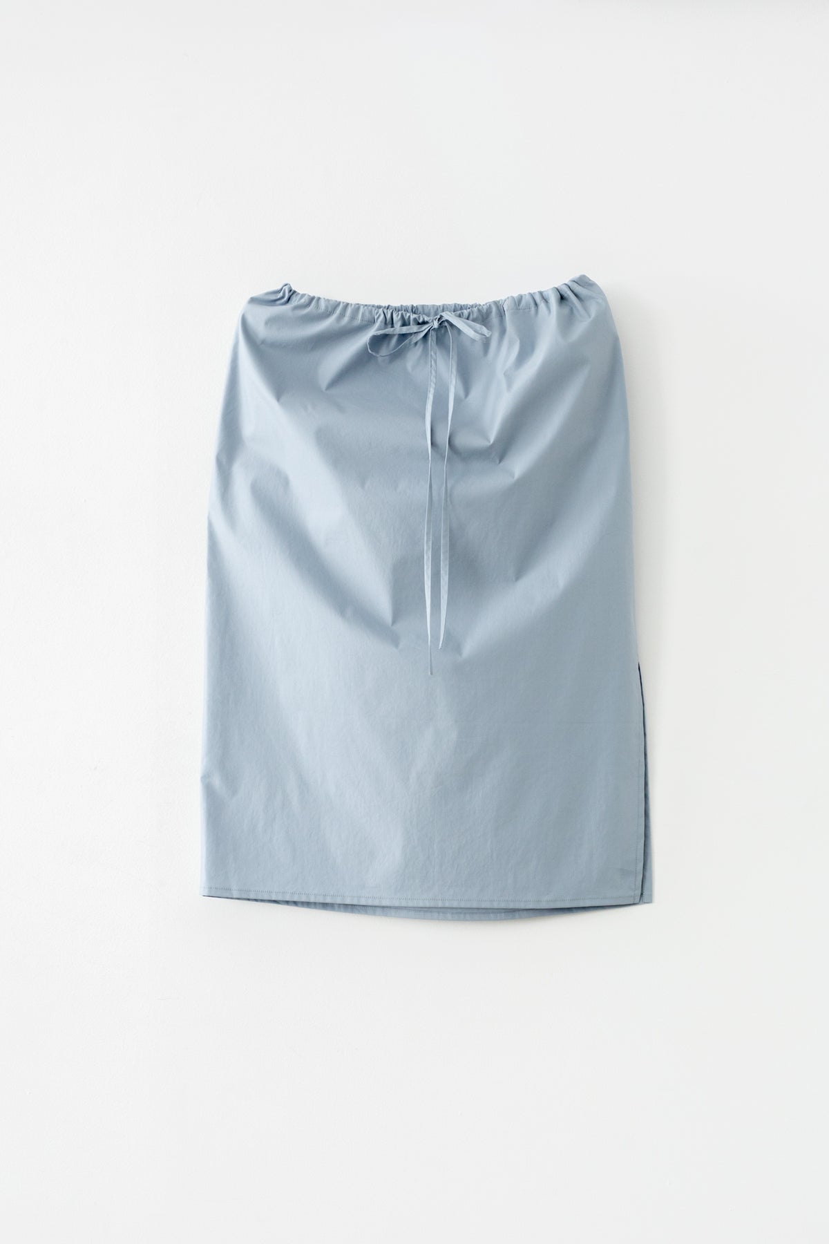 C/P Typewriter Midi Drawstring Skirt (ls72651S)