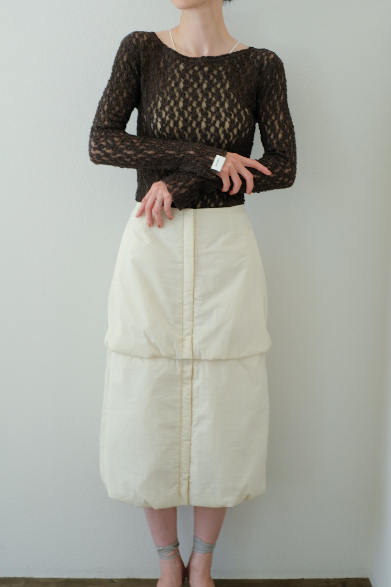 Detachable Balloon Padded Skirt (ls44476S)