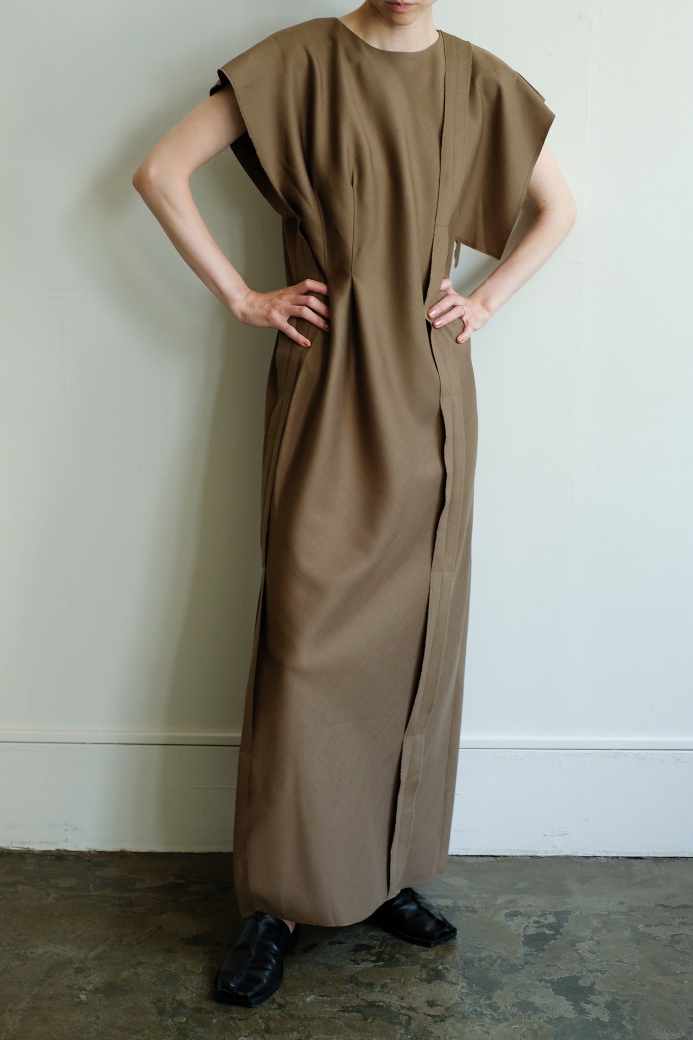 Asymmetry Square Dress (ls44483D)