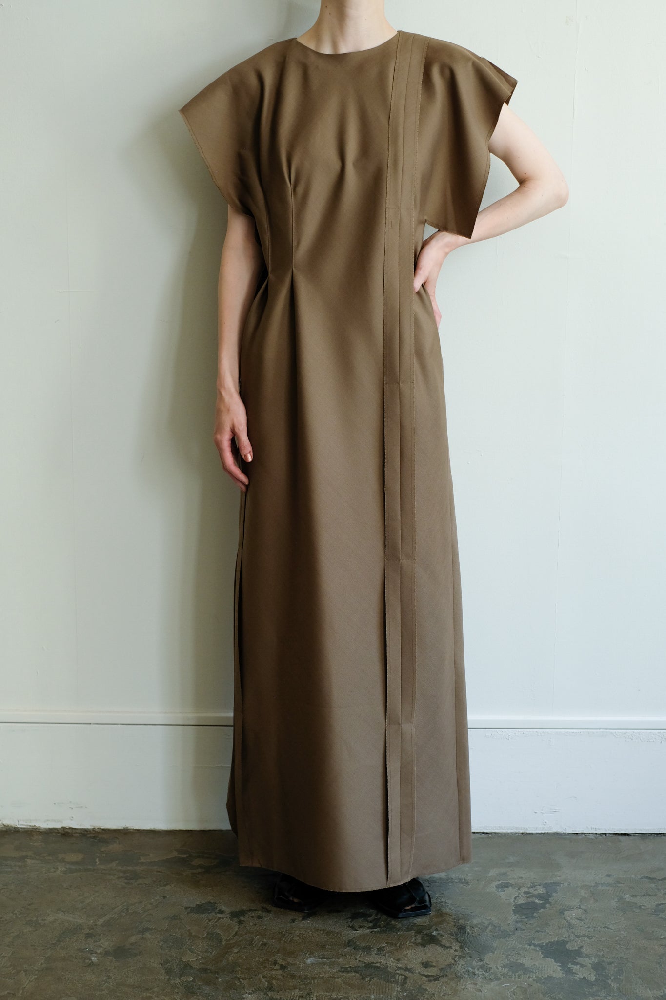 Asymmetry Square Dress (ls44483D)