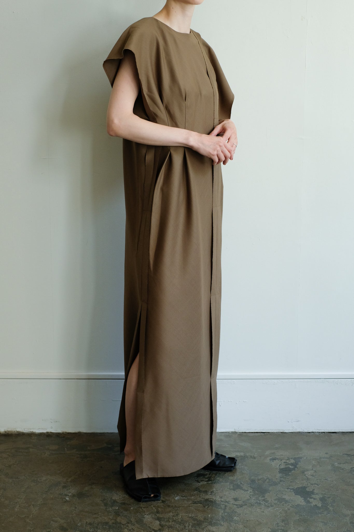 Asymmetry Square Dress (ls44483D)
