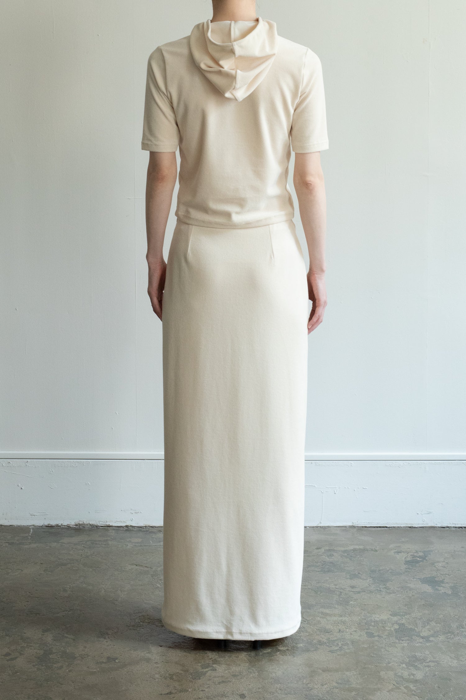 Organic Cotton Pile Long Skirt (ls52521S)
