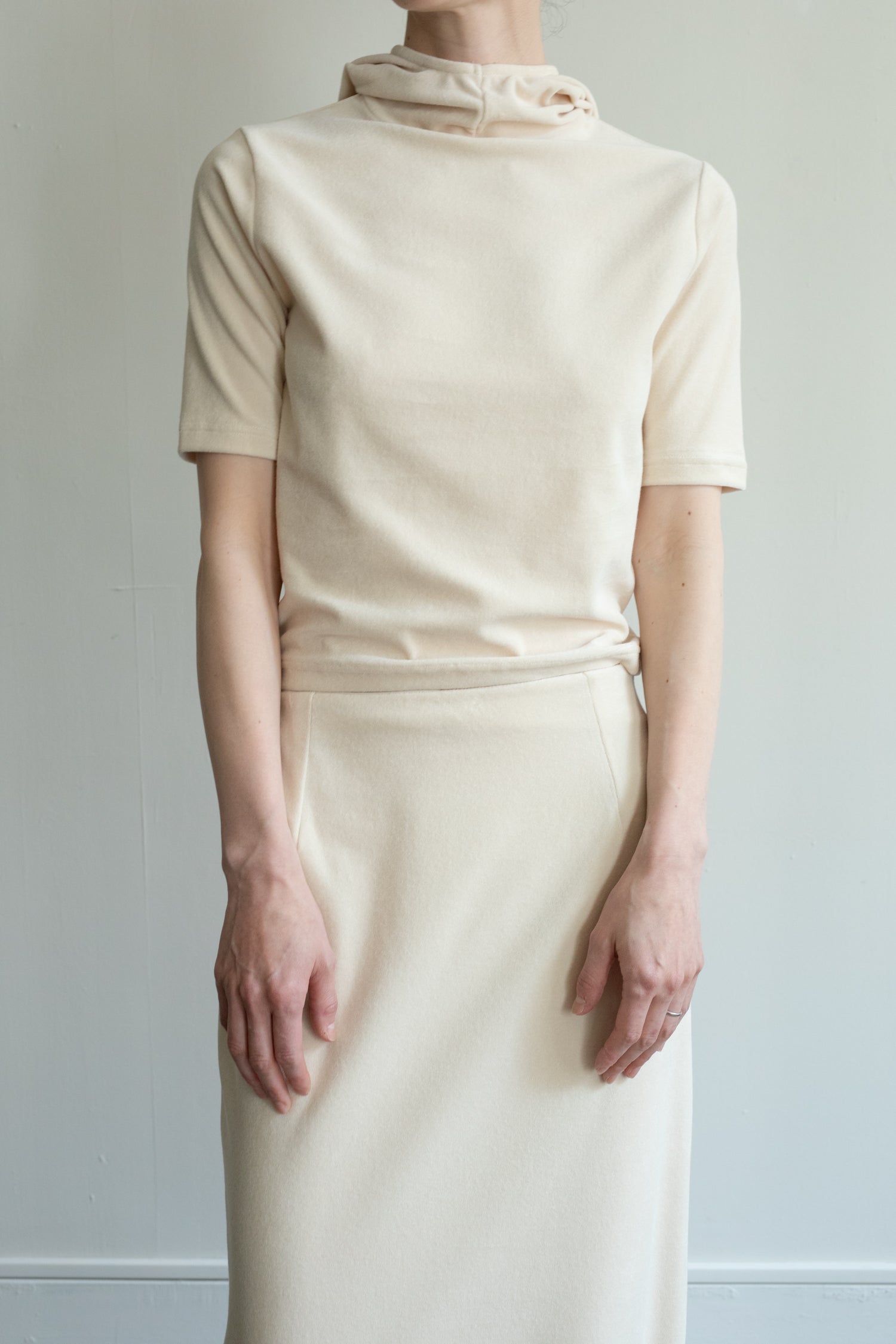 Organic Cotton Pile Long Skirt (ls52521S)