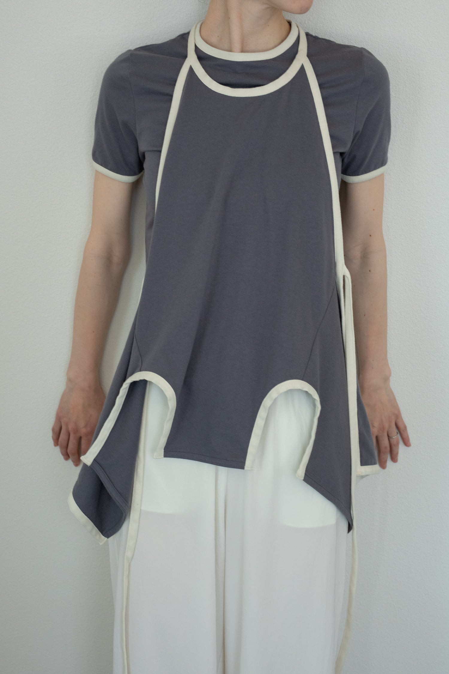 Color Piping Bib(ls52563T)