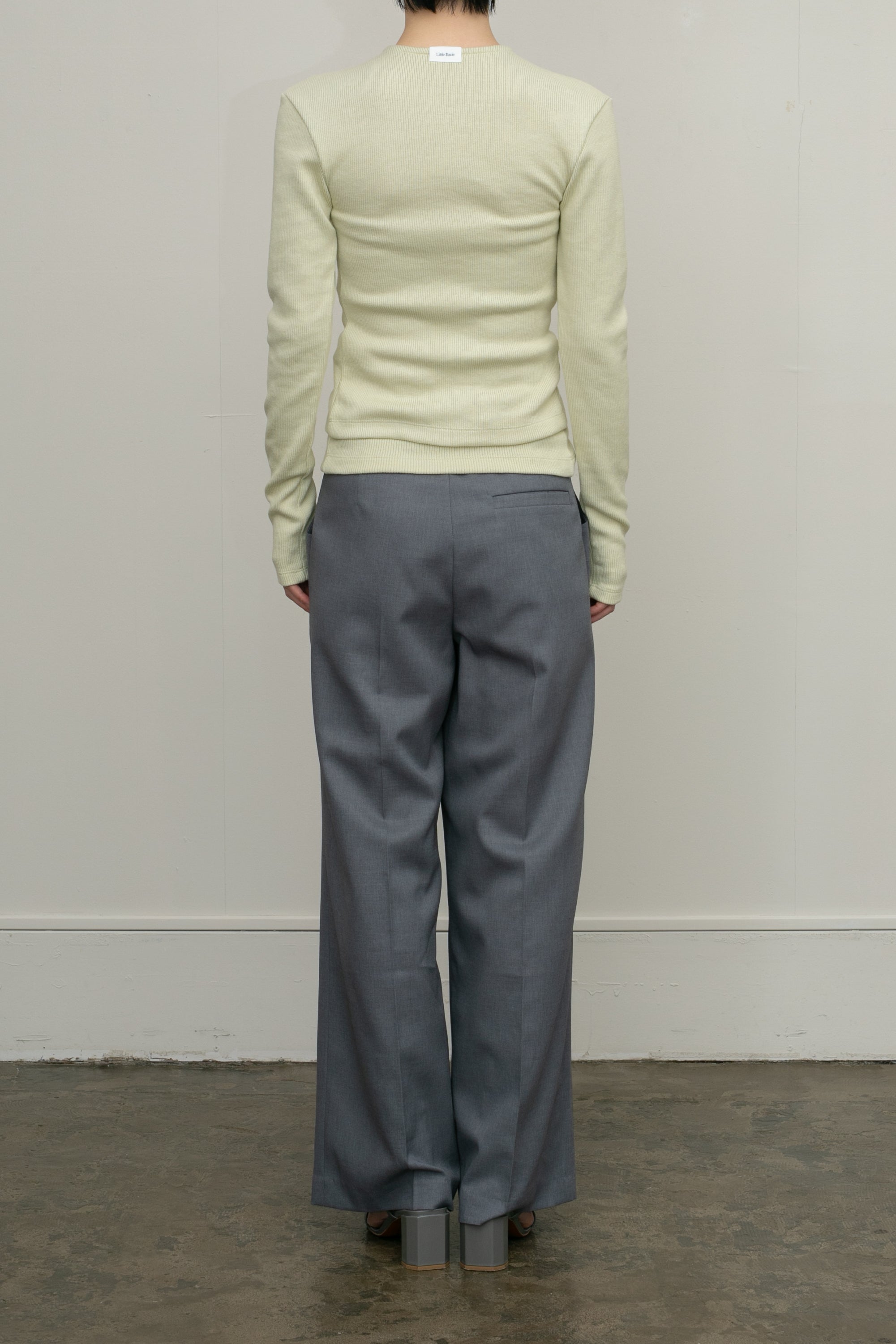 Tight Hem Rib Cardigan (ls52530T)