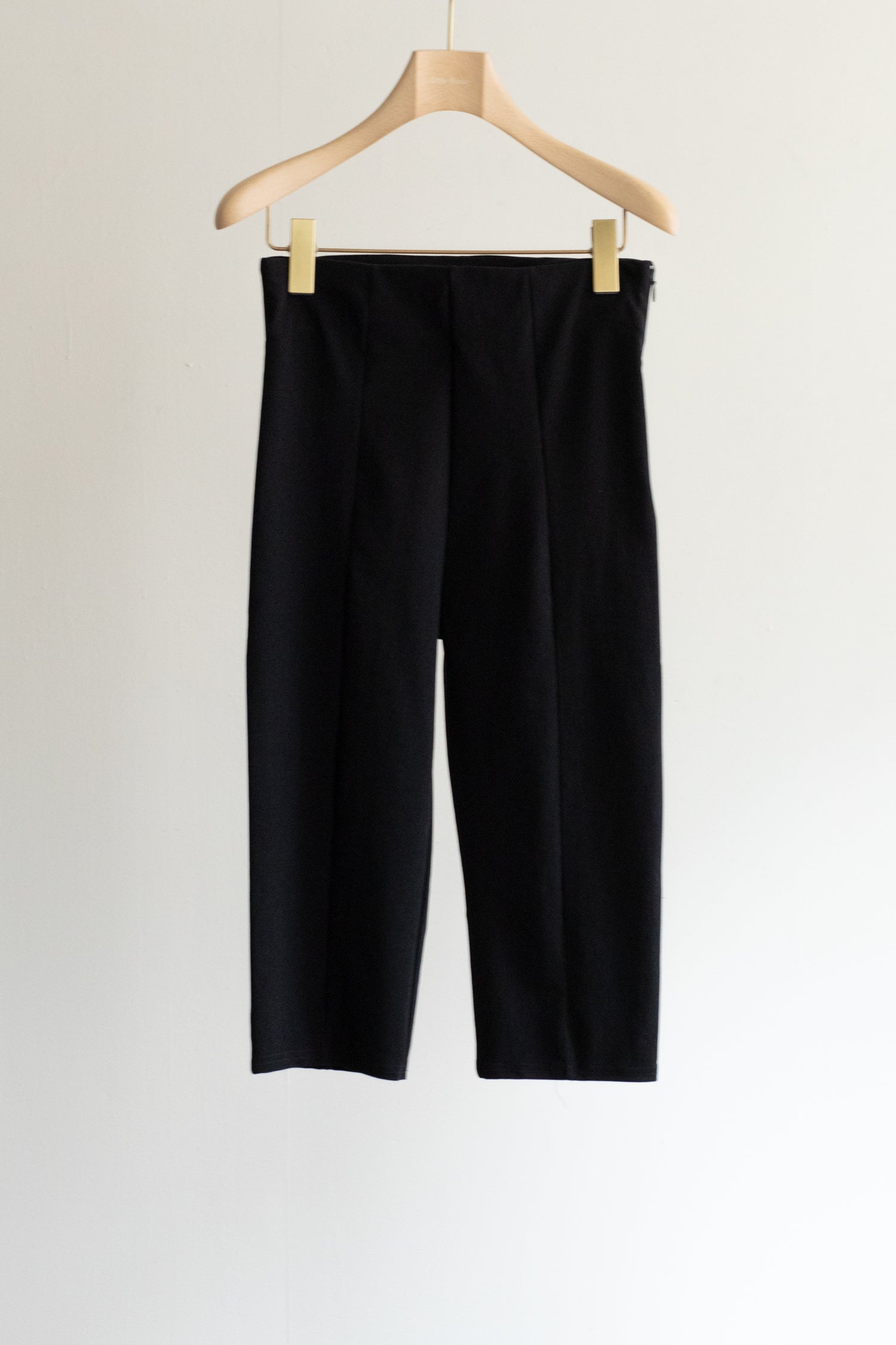 Elastic Rib Half Leggings (ls52565P)