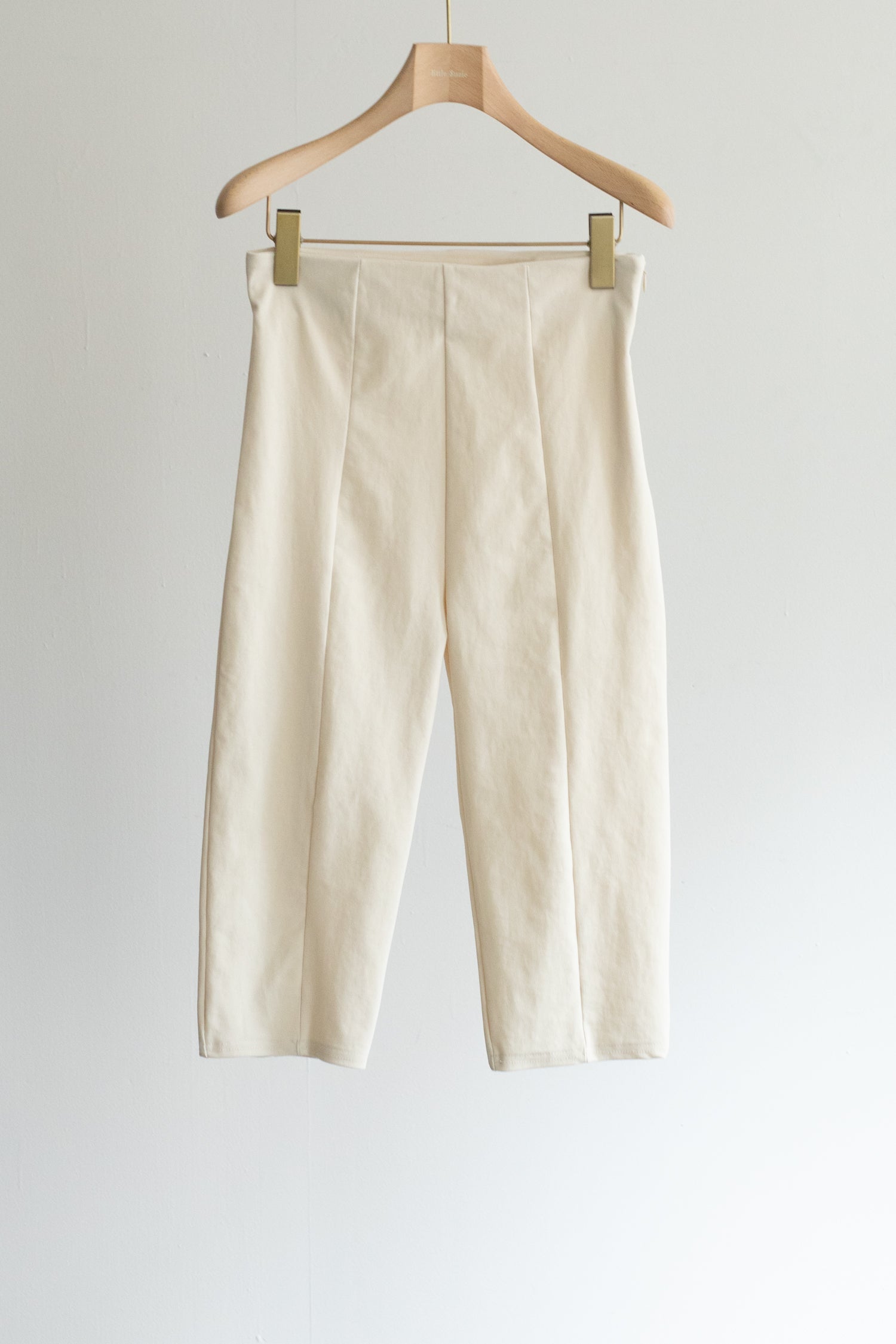 Elastic Rib Half Leggings (ls52565P)