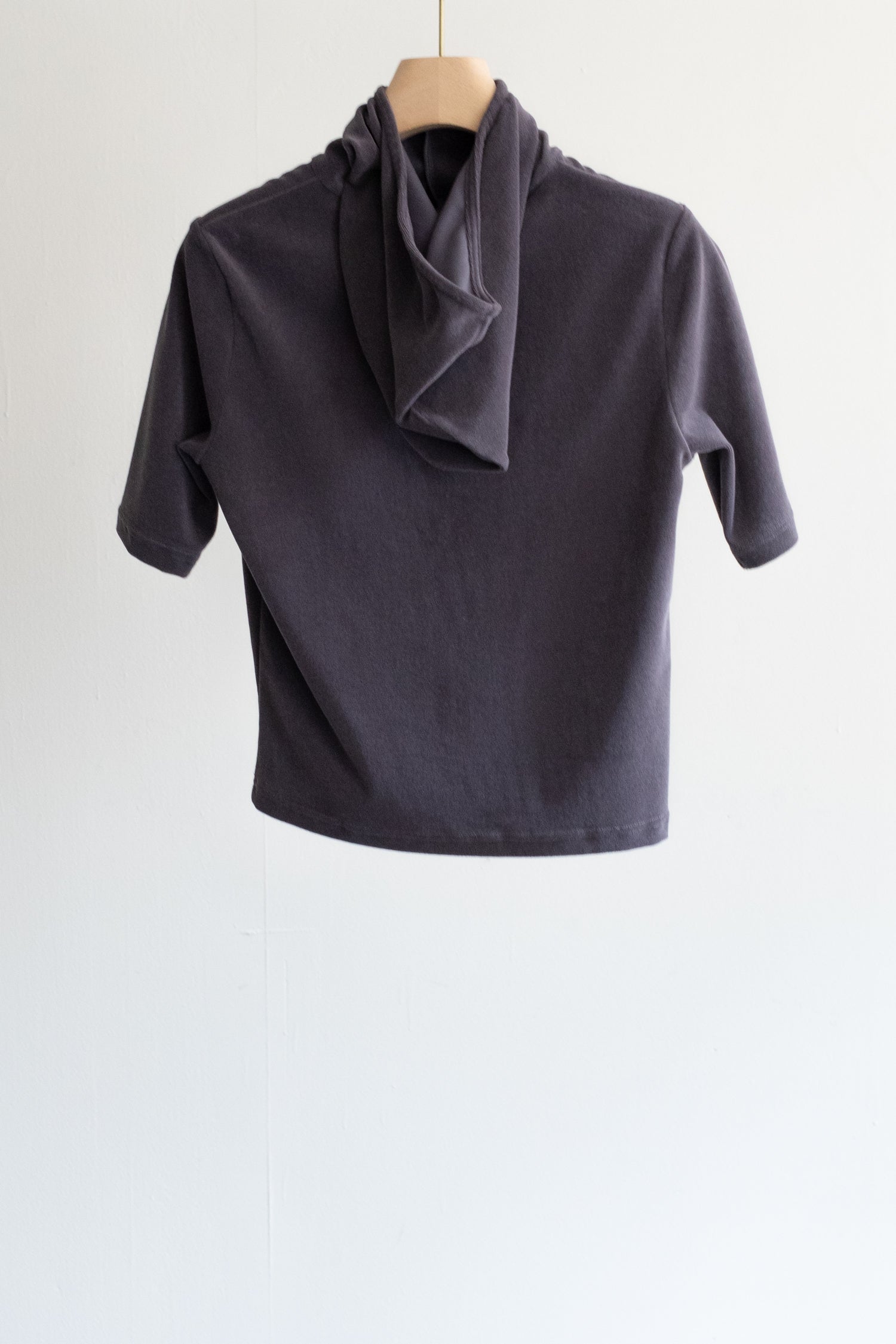 High Gauge Pile Half Sleeves Hoodie(ls52560T)