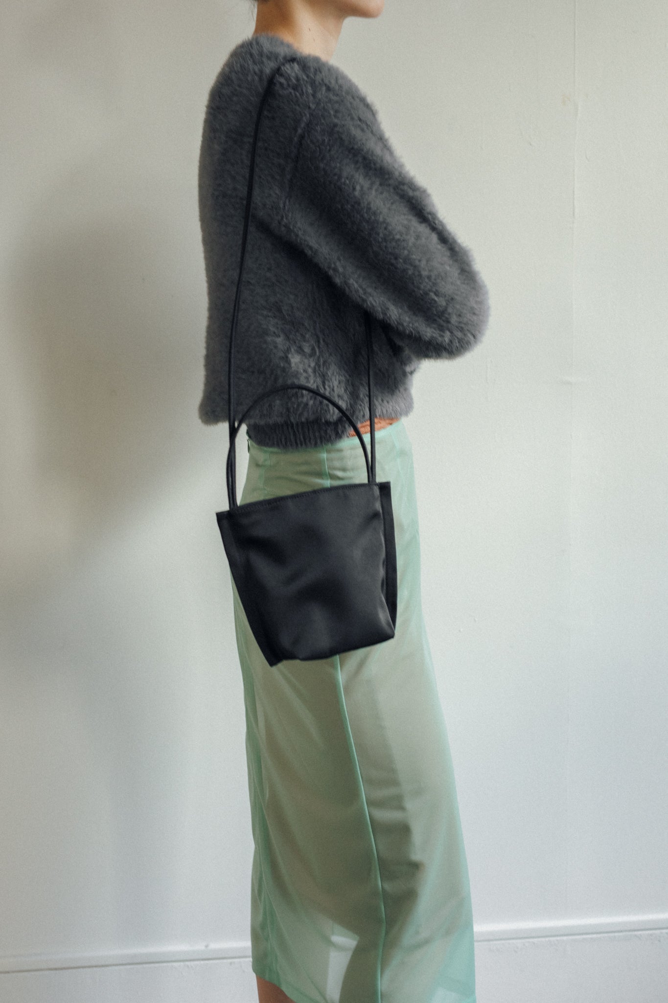 Nylon Fur Knit Cardigan (ls54531K)