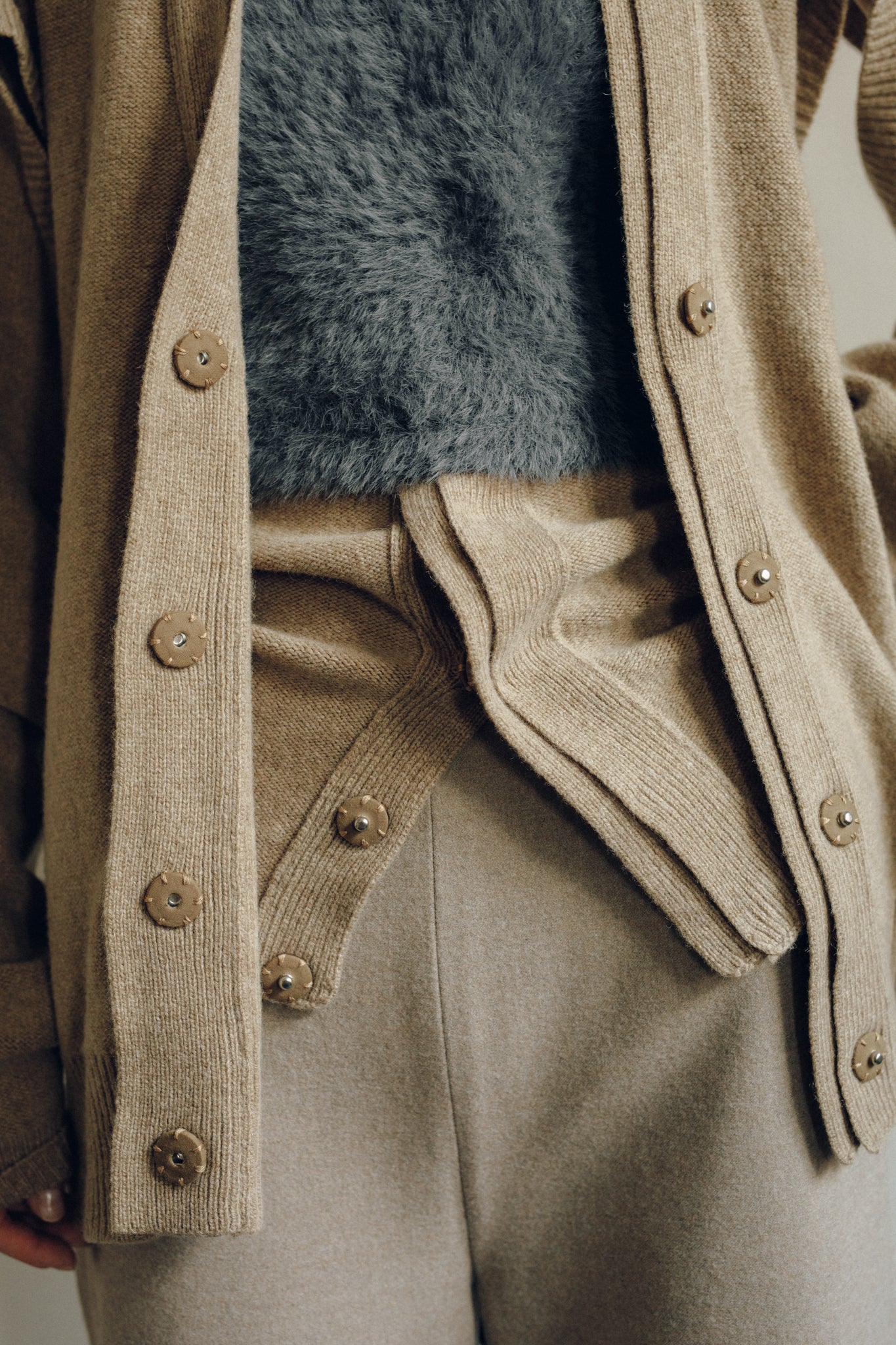 Extra Fine Merino Wool Knit Tube (ls54543K)