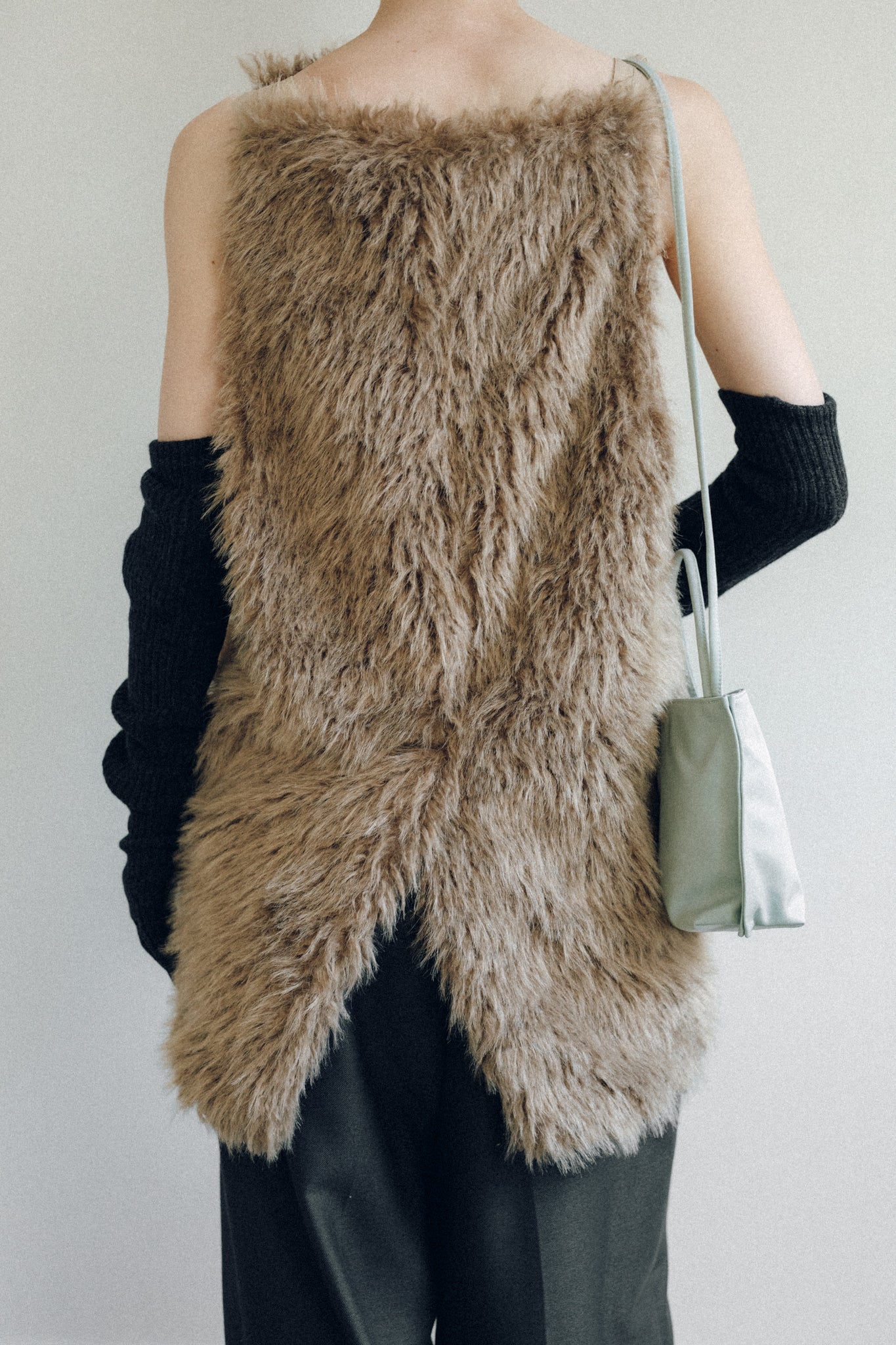 【Pre-order】Eco Fur 2way Skirt (ls54537S)