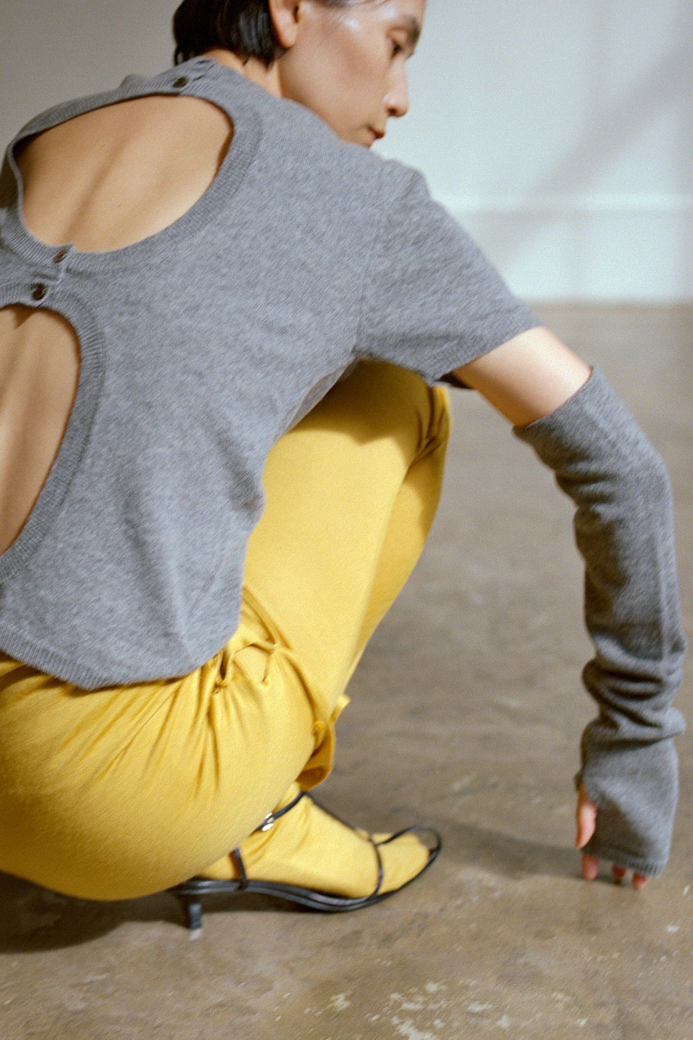 Extra Fine Merino Wool Long Arm Warmers (ls44468A)