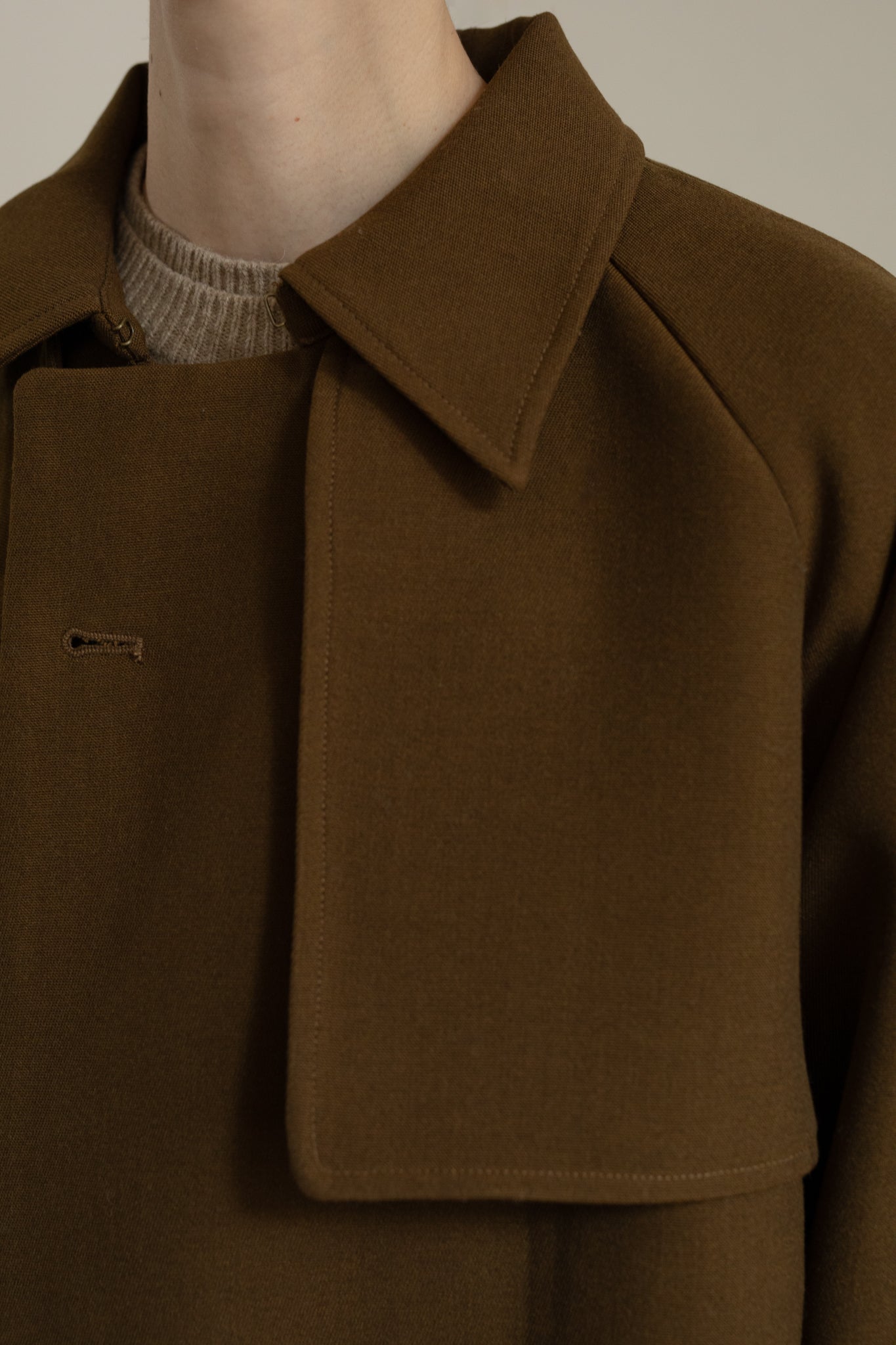 WV Mix Padded Trench Coat(ls34409J)