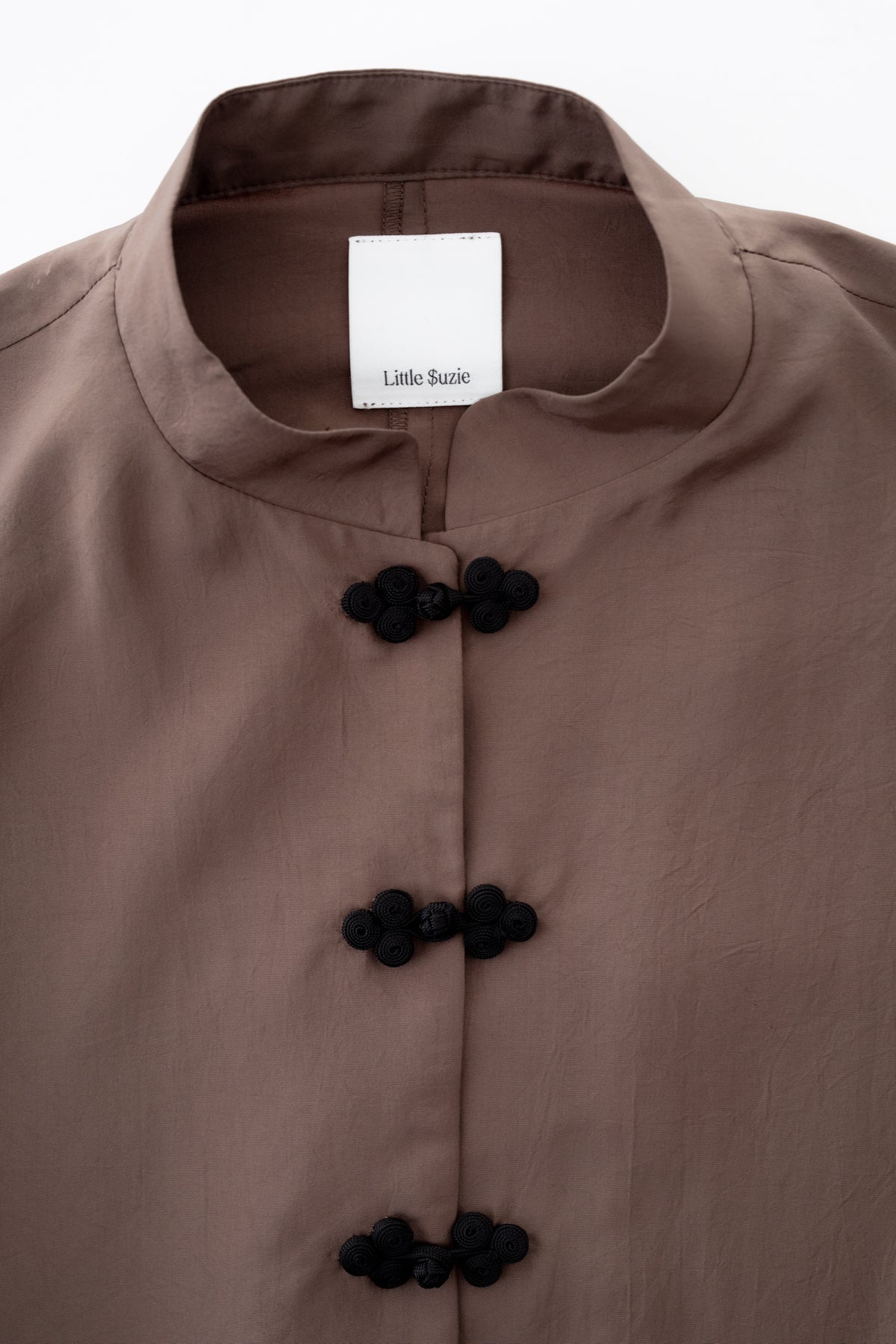 Silk Touch Satin China Shirt (ls72644T)