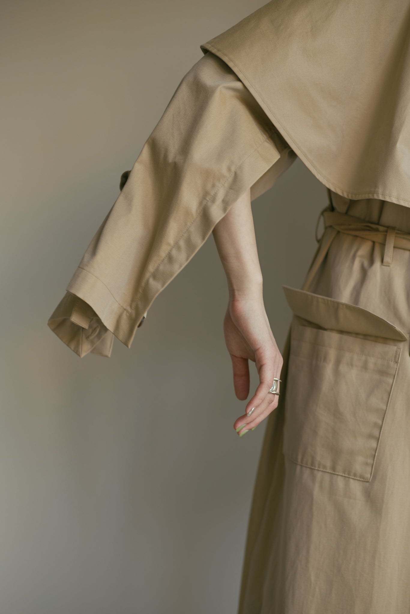 Mantle Trench Coat(ls117J)