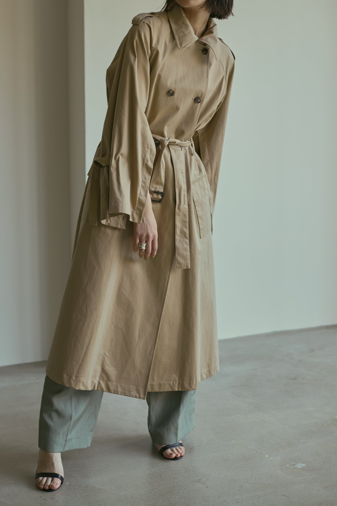 Mantle Trench Coat(ls117J)