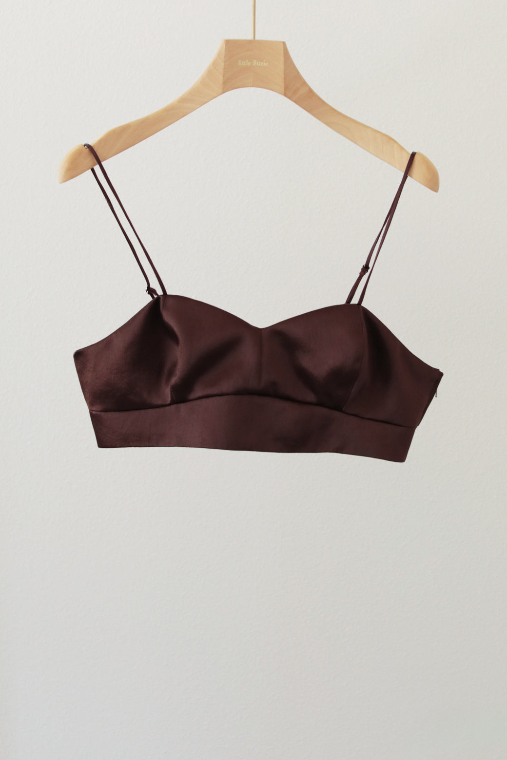Heavy Satin Bra Top (ls24322T)