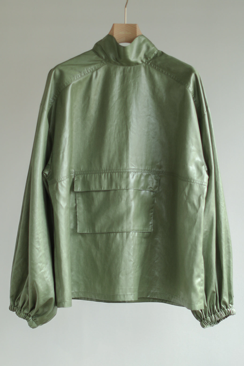 Leather Like Anorak Shirt(ls14250T)