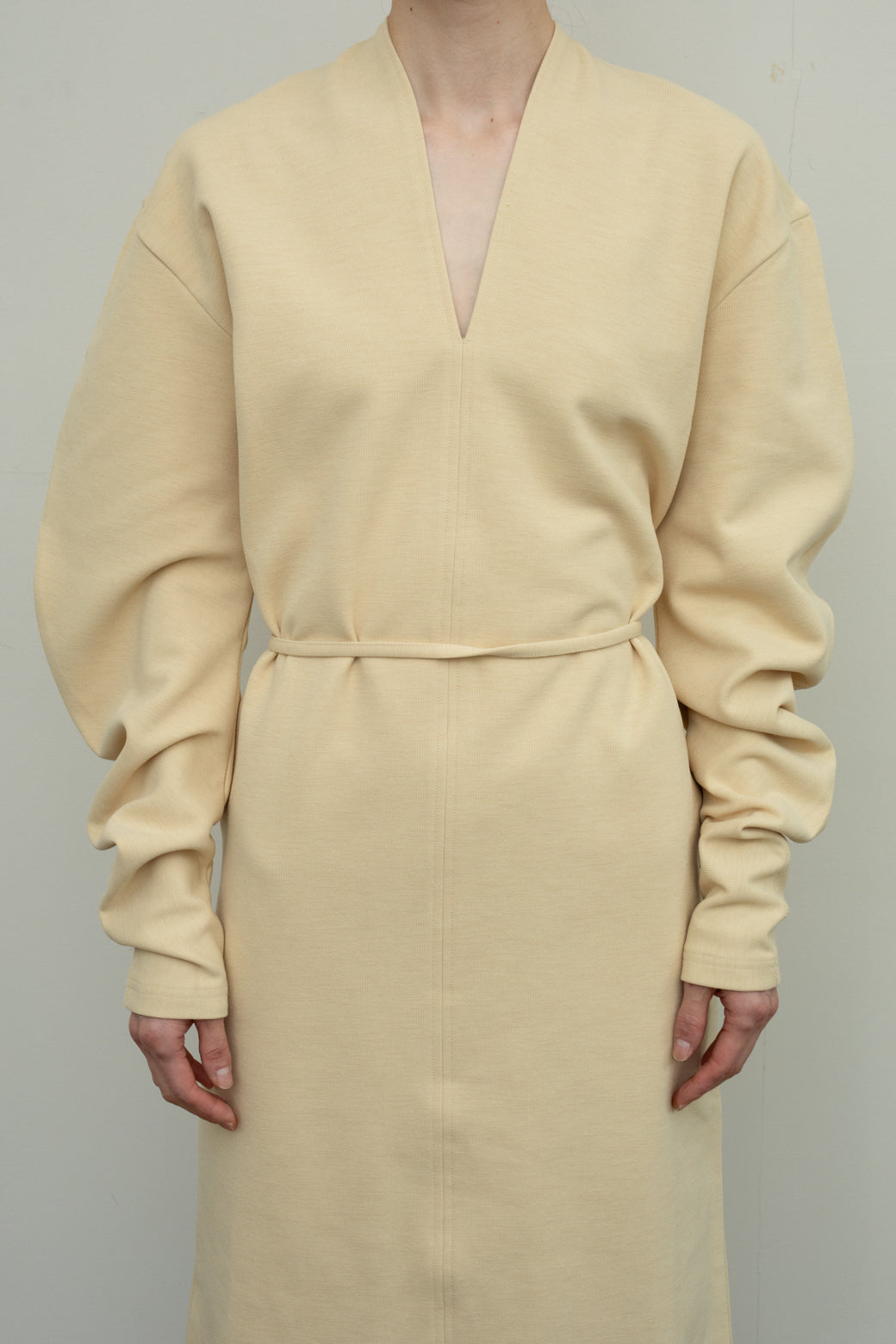 Drape Construction 2way Jersey Dress(ls34404D)