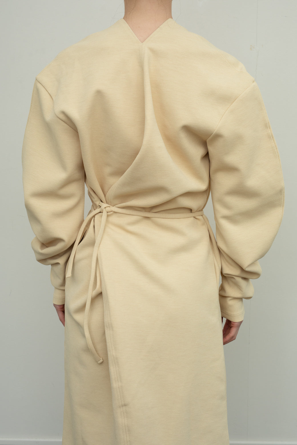 Drape Construction 2way Jersey Dress(ls34404D)