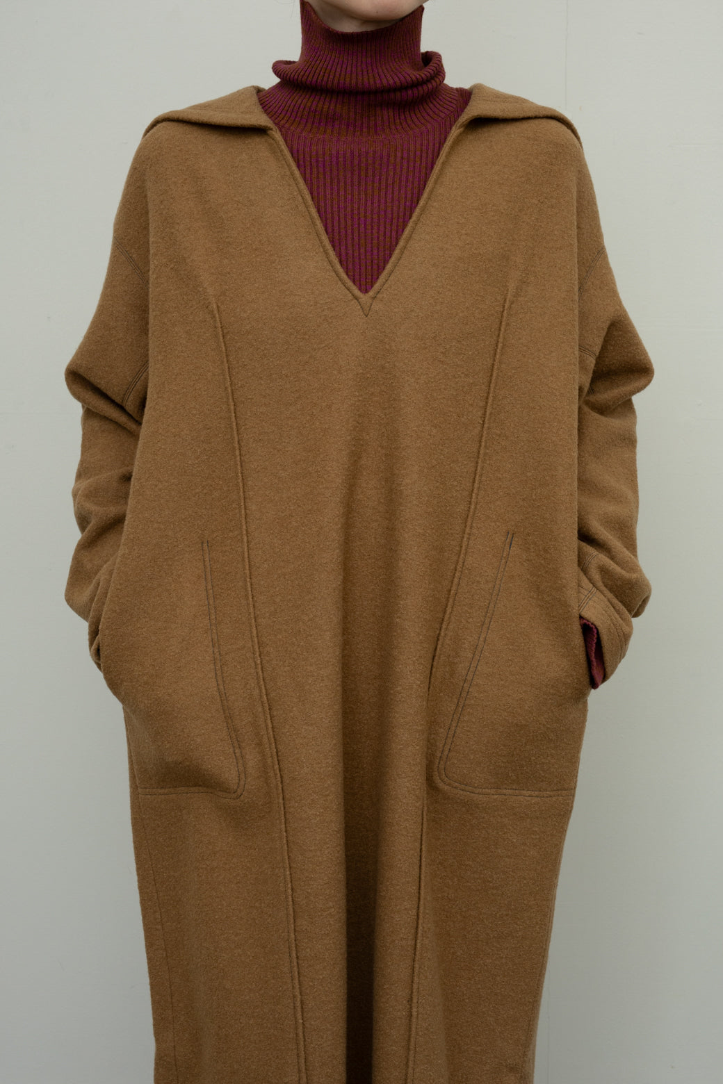 Wool Jersey Sailor Dress(ls199D)