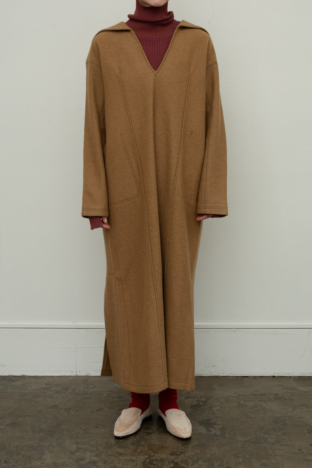 Wool Jersey Sailor Dress(ls199D)