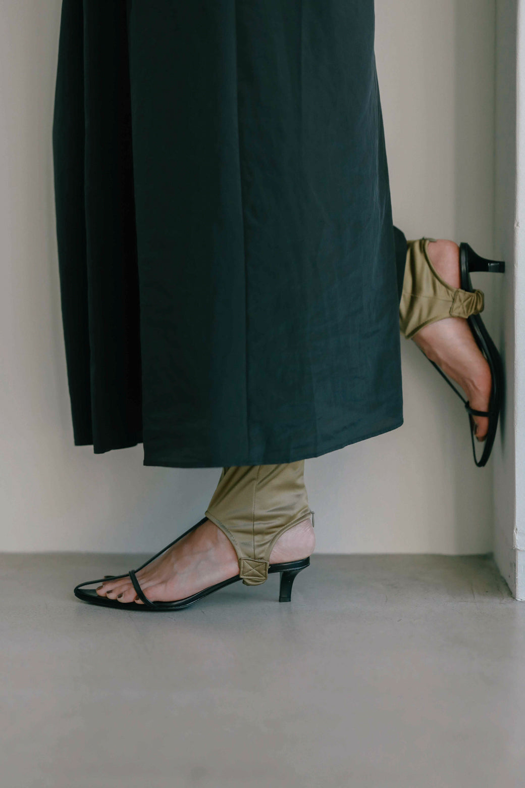 Shiny Jersey Stirrup Pants(ls197P)