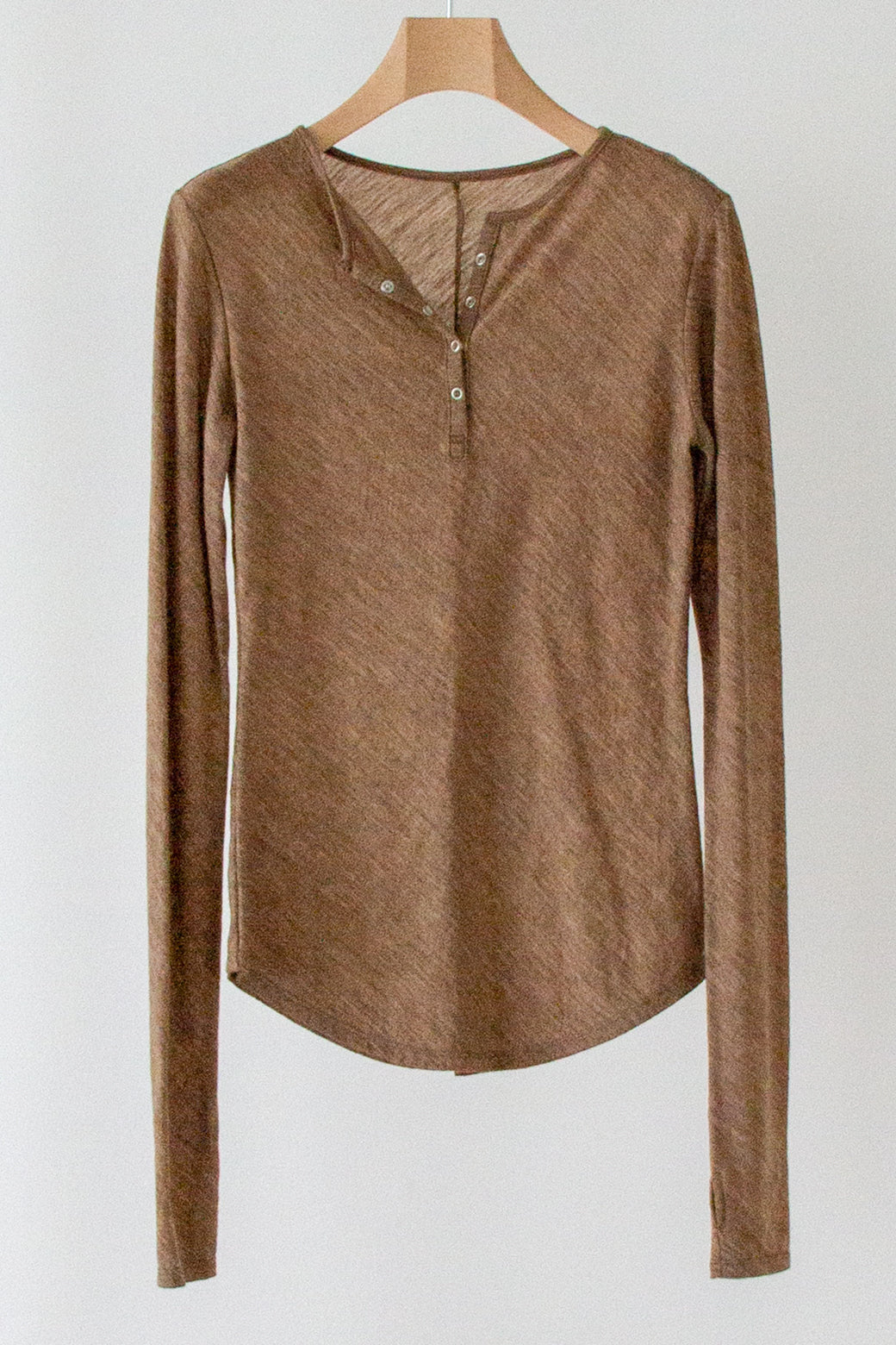 Wool Cut Henry Tops(ls130T)