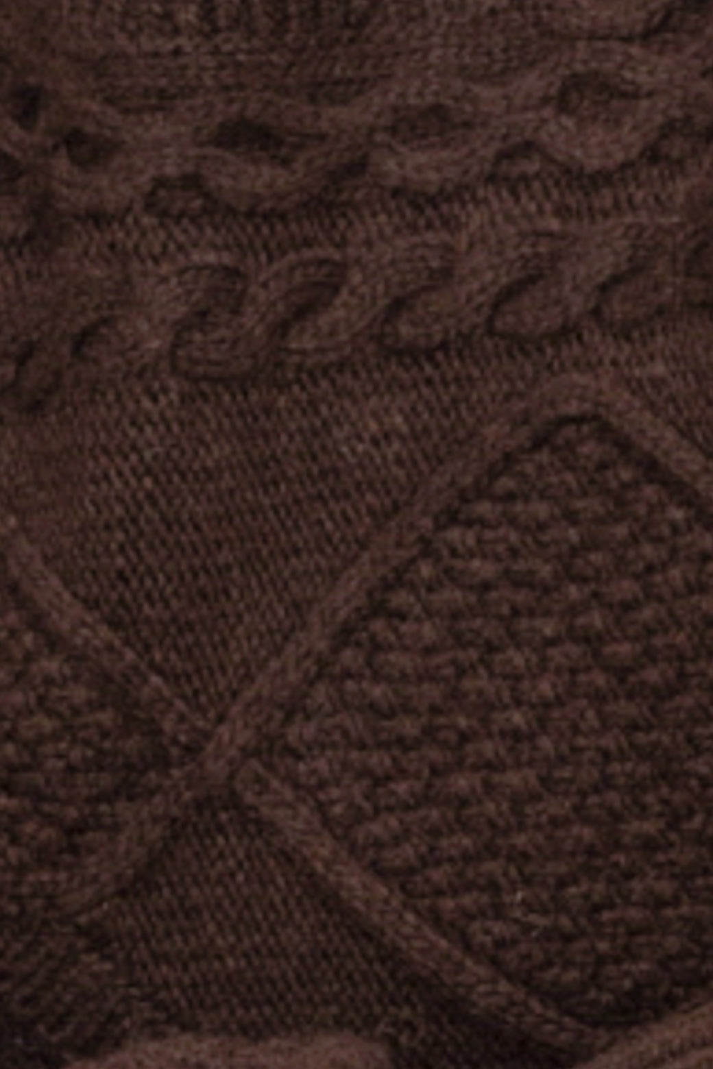 Cut Out Shoulder Cable Knit (ls073)