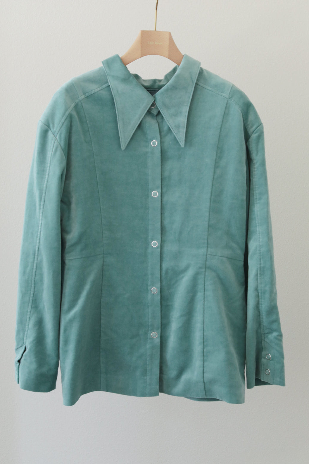 Linen Cotton Velvet 2way Shirt Jacket (ls24311T)