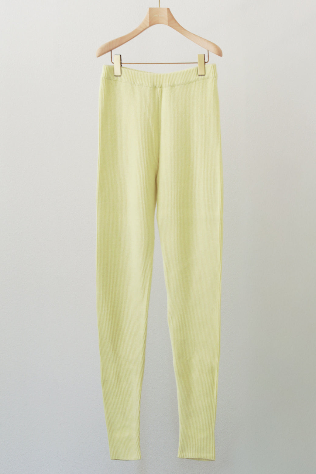 Italian Cash Wool Loose Rib Leggings (ls24325K)