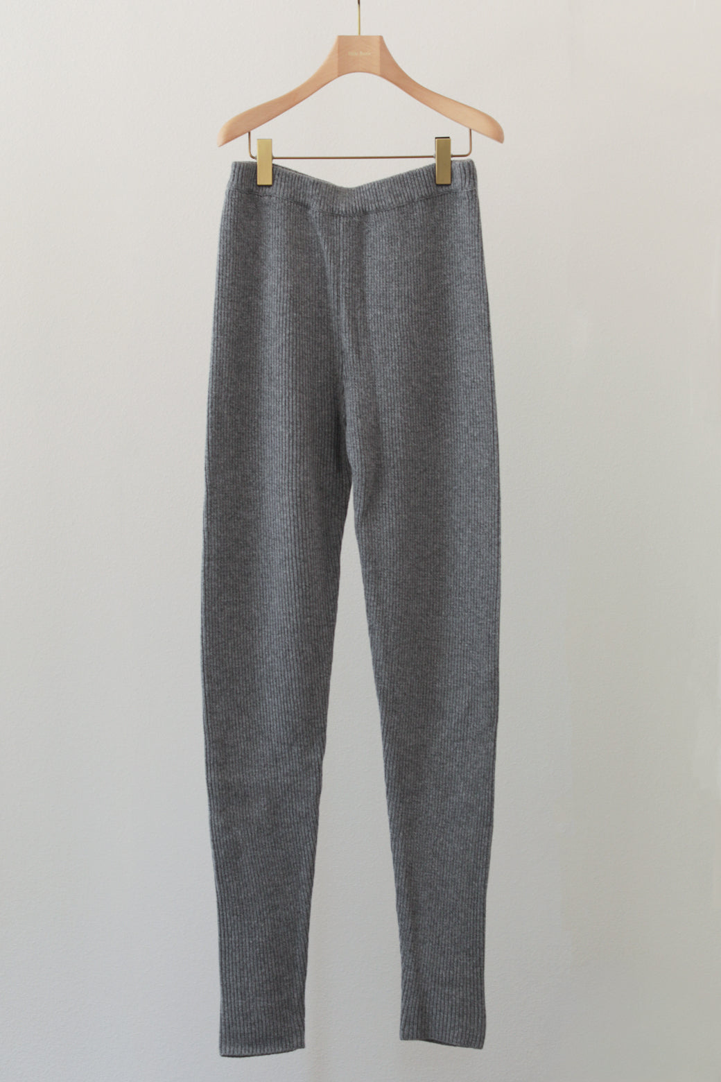 Italian Cash Wool Loose Rib Leggings (ls24325K)