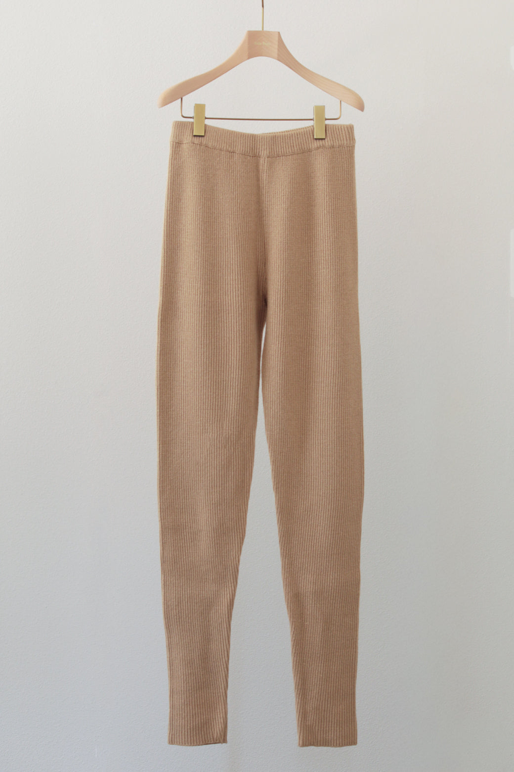 Italian Cash Wool Loose Rib Leggings (ls24325K)