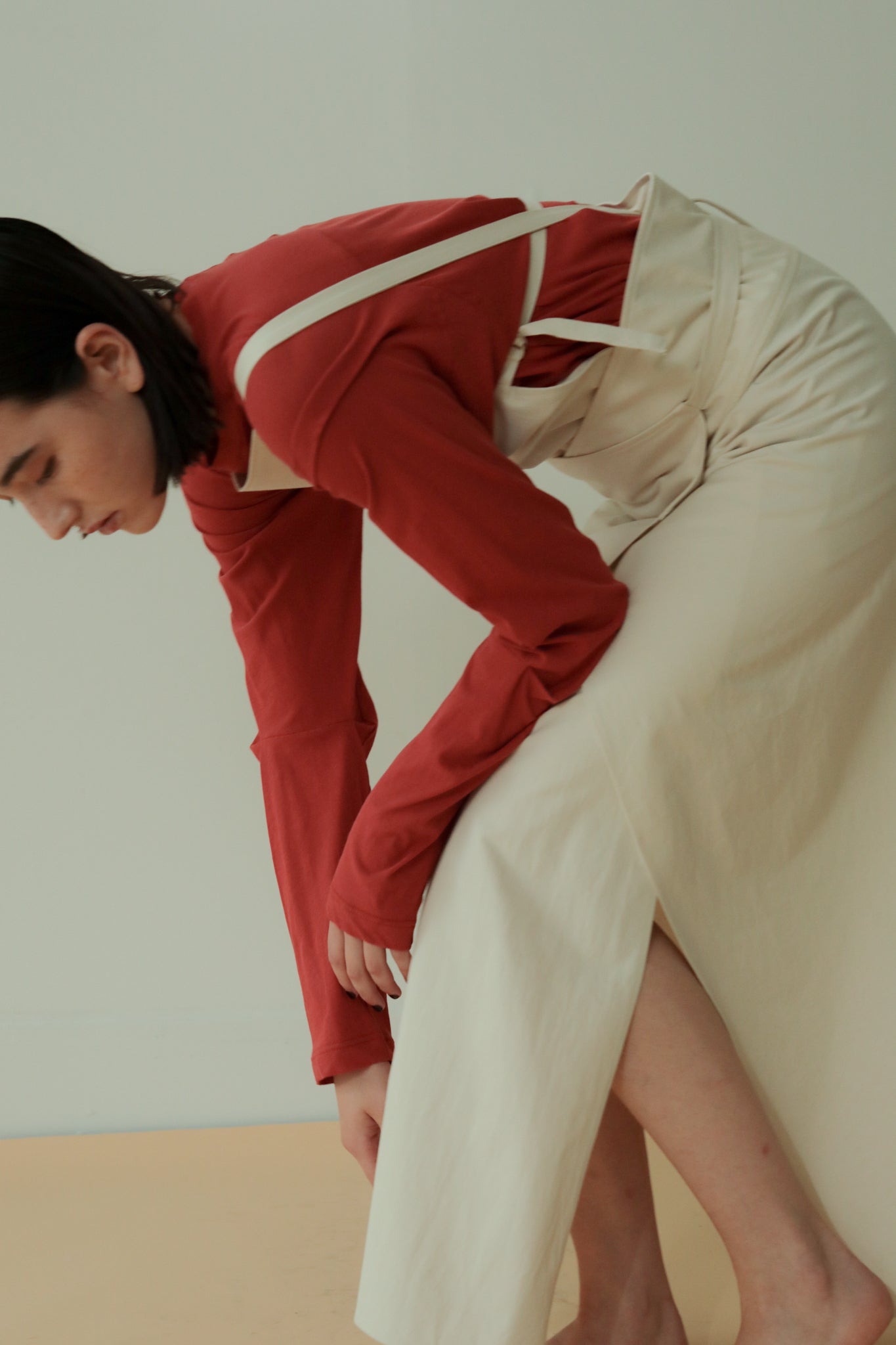 Cotton Twill Apron Dress(ls34405D)