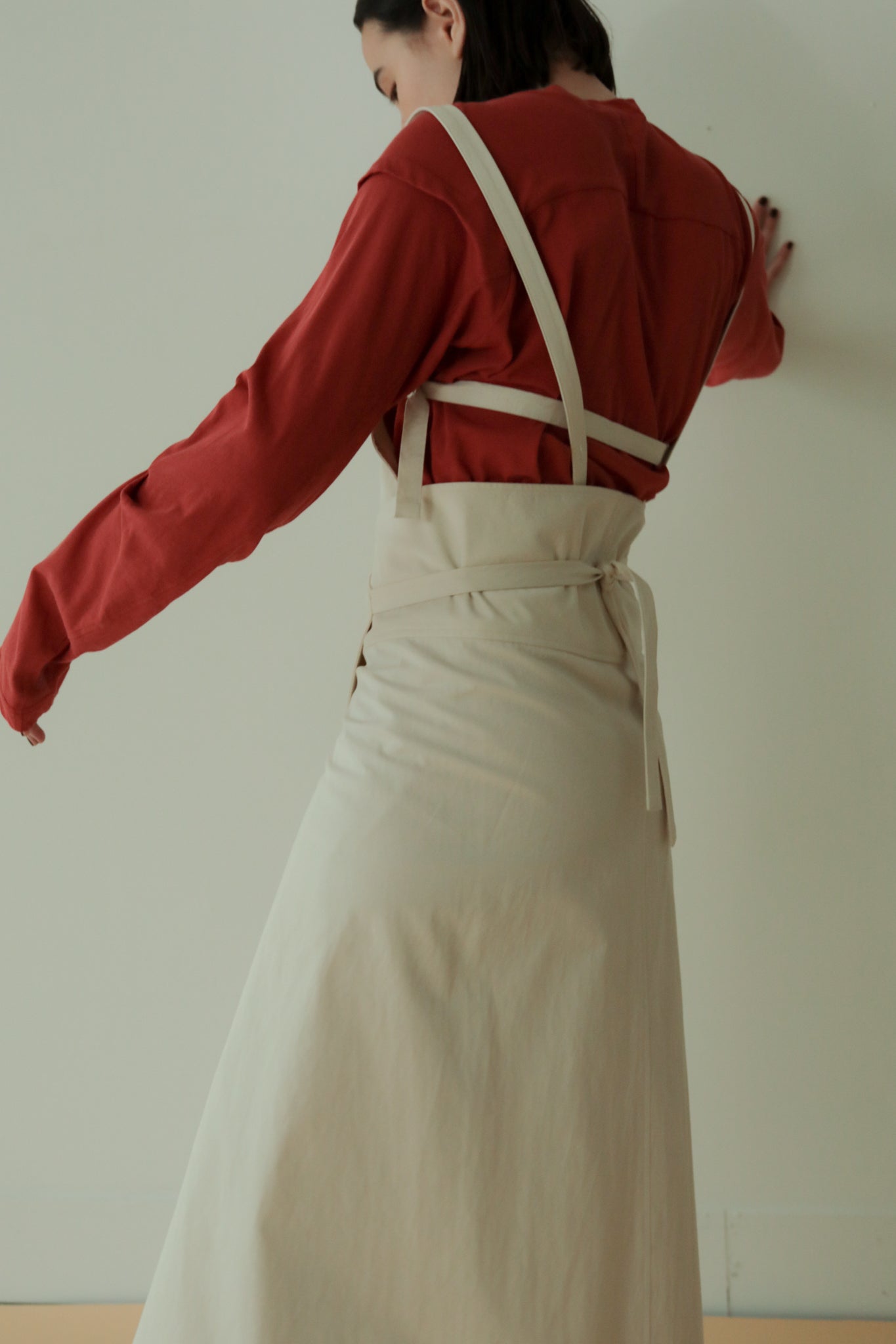 Cotton Twill Apron Dress(ls34405D)