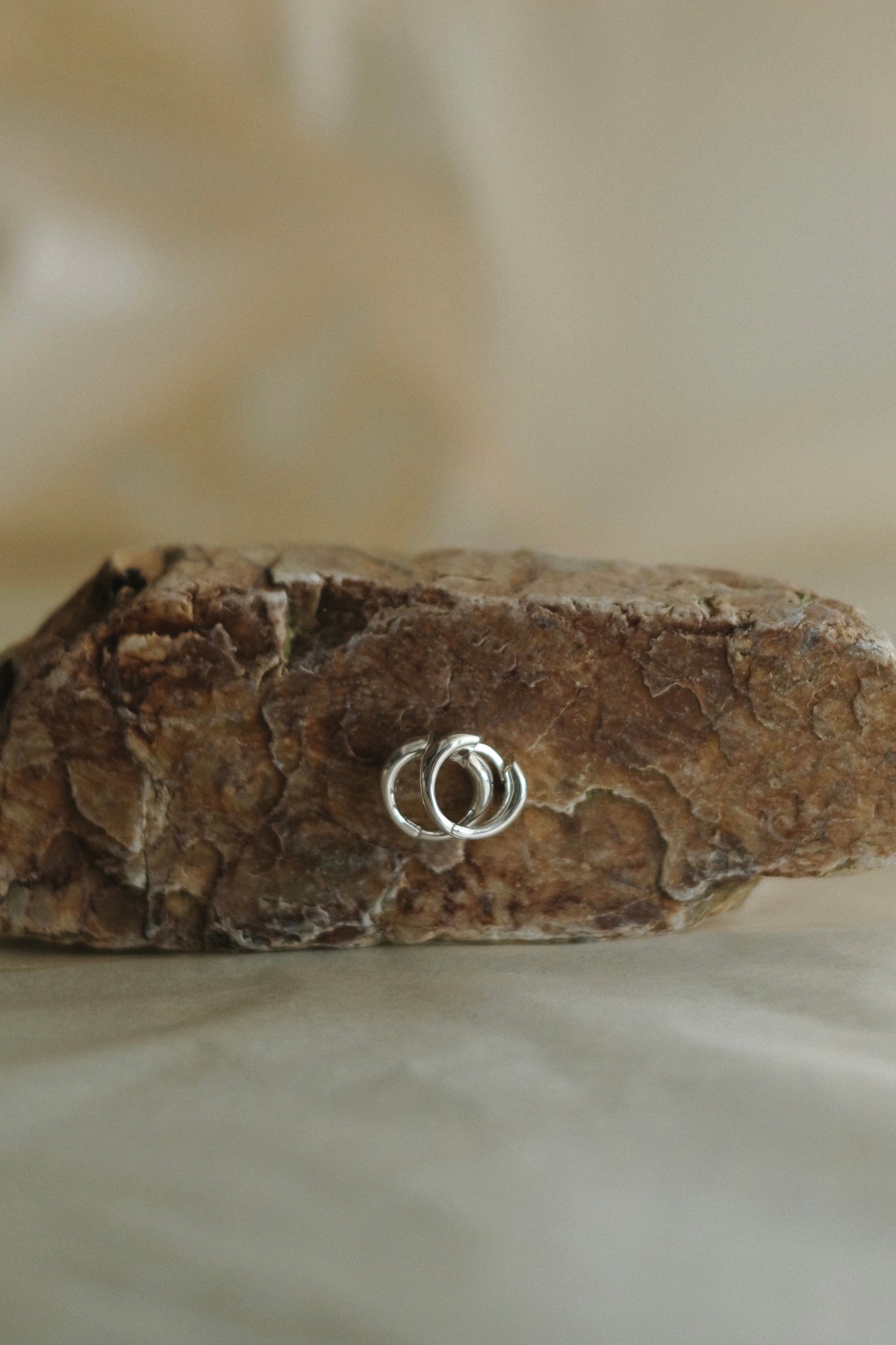 【Sapir Bachar】BOA HOOPS / Silver(SB001-00128)