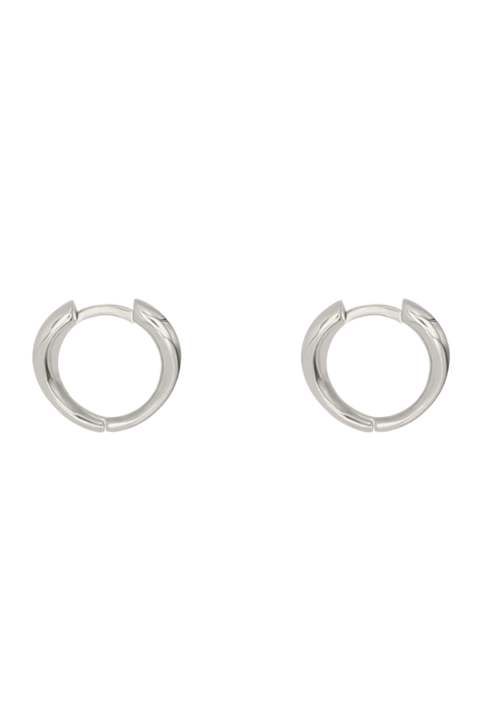 【Sapir Bachar】BOA HOOPS / Silver(SB001-00128)