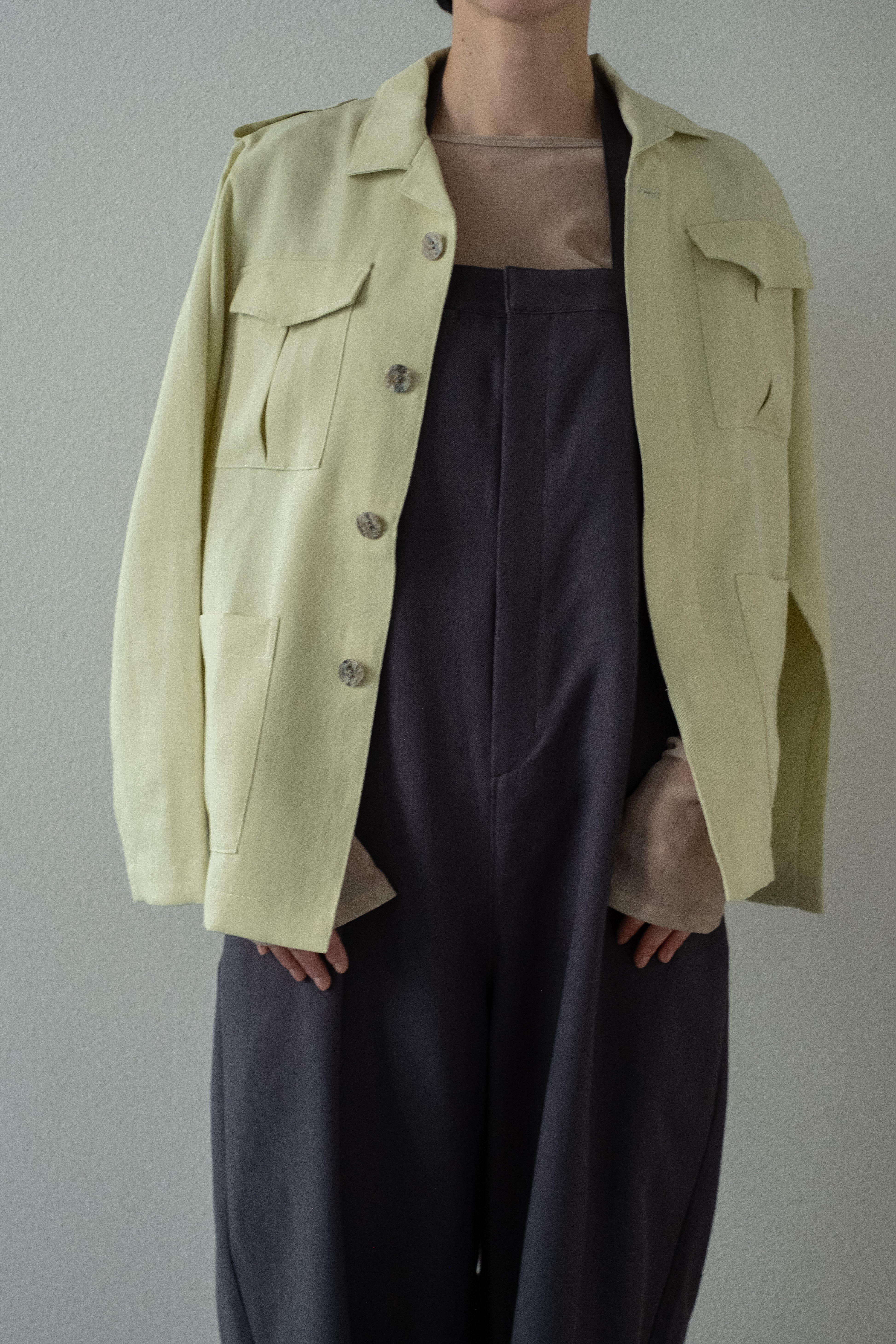 4pocket Safari Jacket(ls21288J)