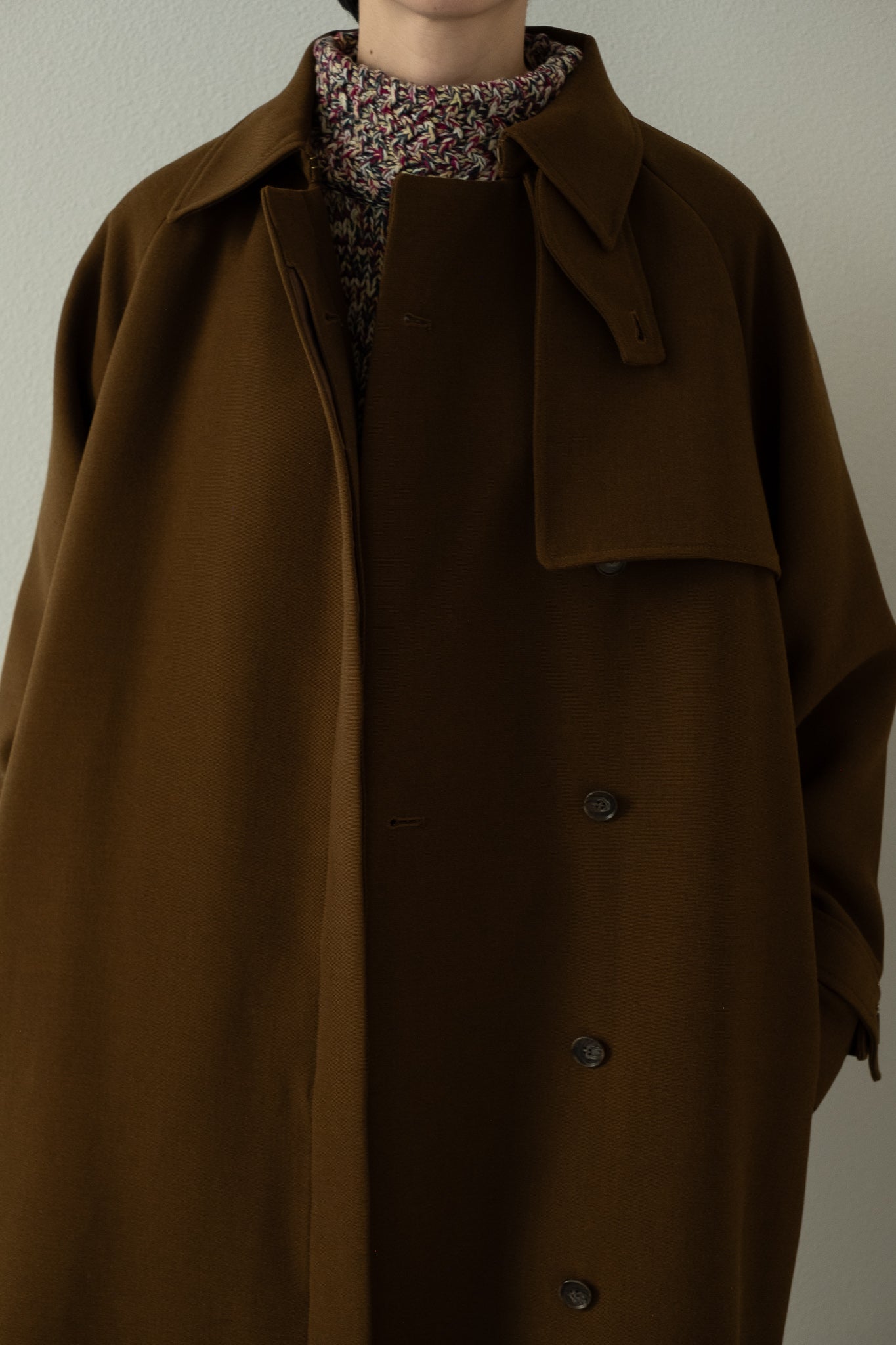 WV Mix Padded Trench Coat(ls34409J)
